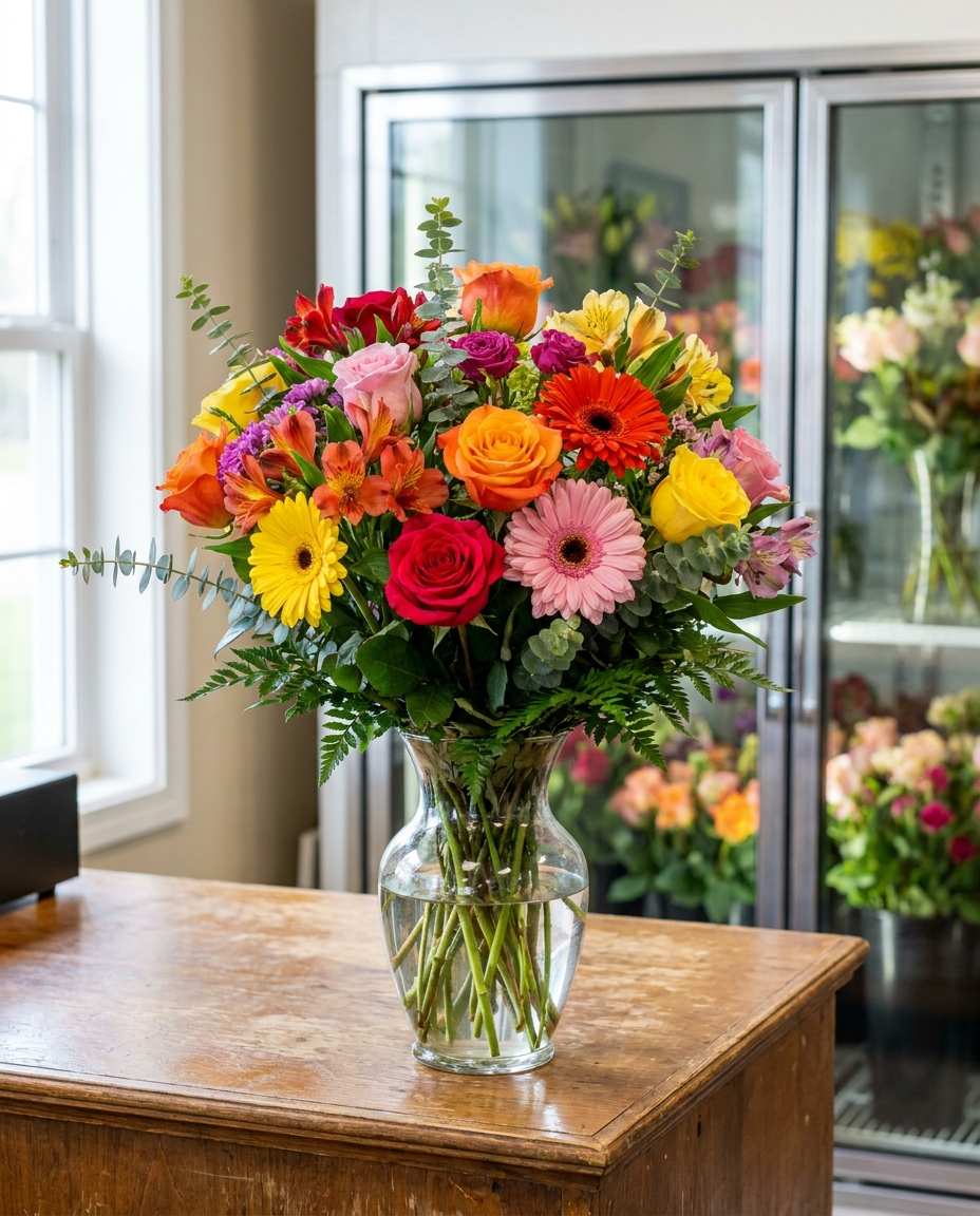 Editorial illustration of queens boulevard delivery across the borough — Danas Flower Shop, Forest Hills, Queens