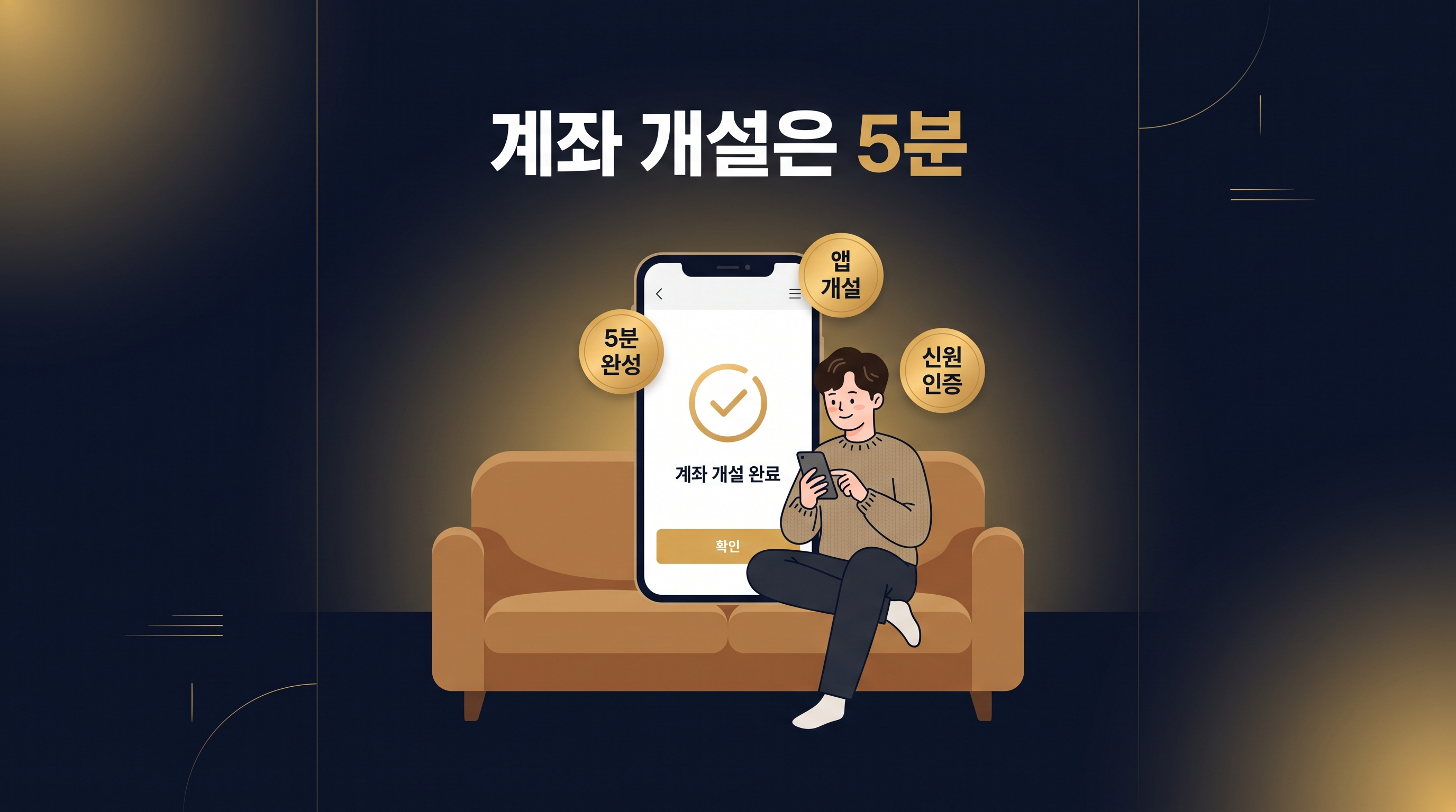 증권사 앱의 연금저축펀드 계좌 개설 화면