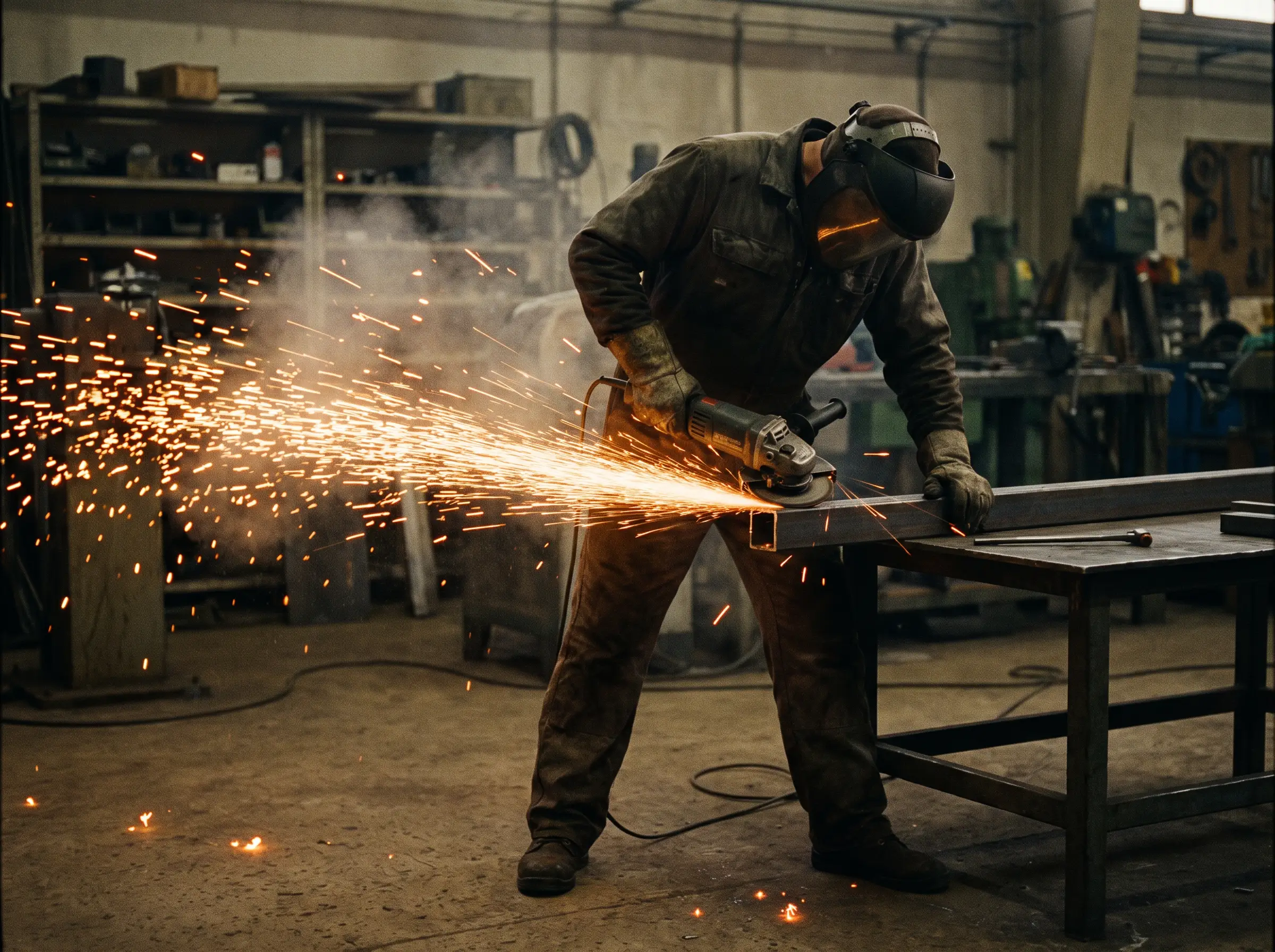 Metal cutting and processing at the Alveronix yard
