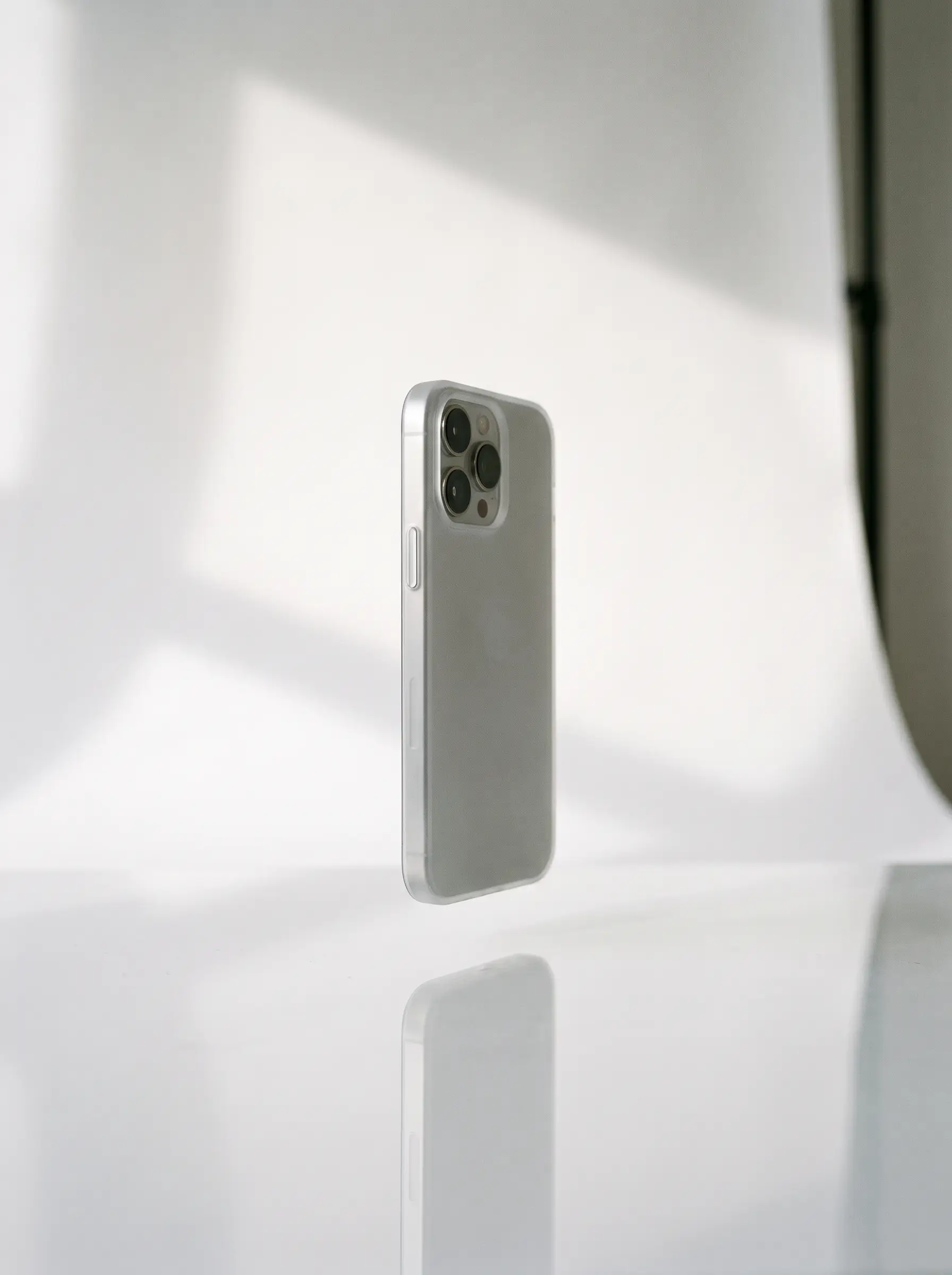 Premium phone in a protective case