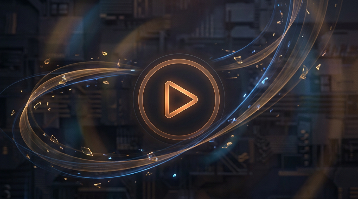 Abstract visual of video and data intelligence