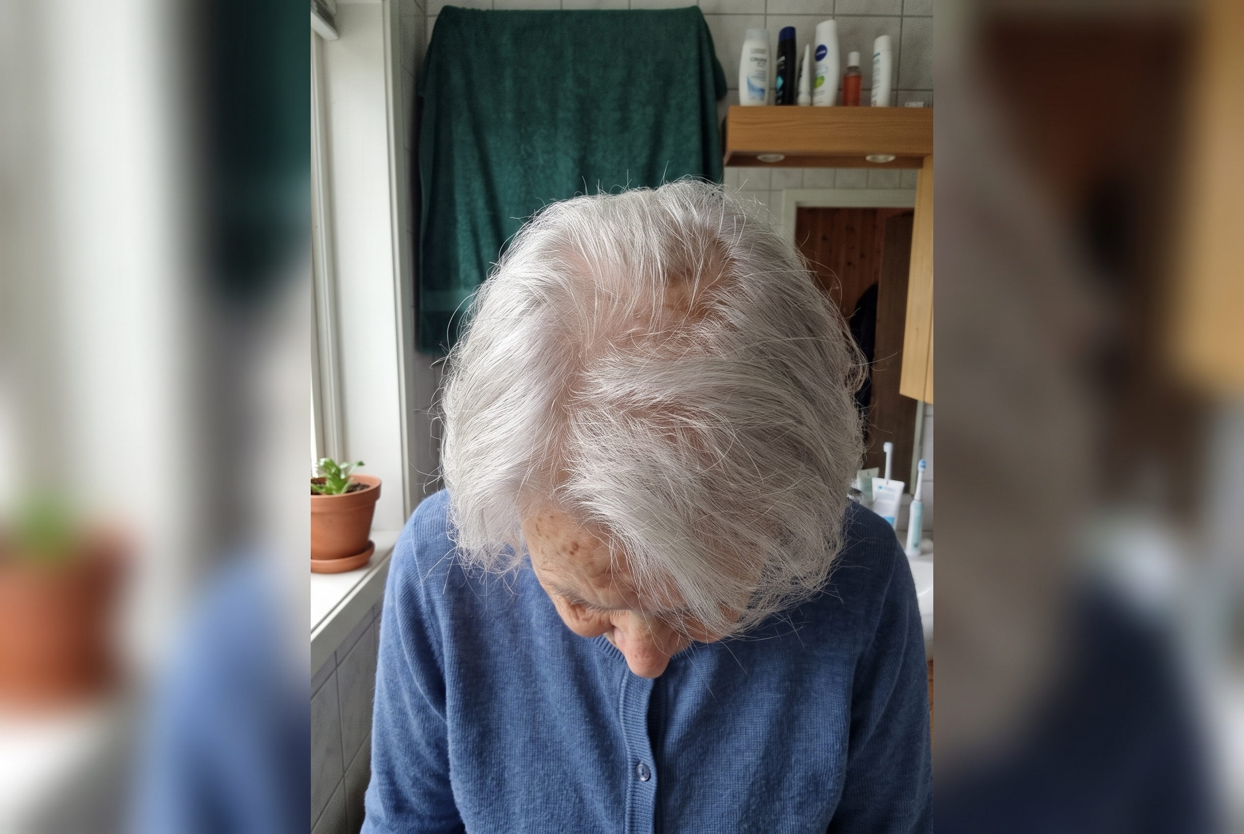 Julie, tettere hår ved isse etter noen måneders bruk