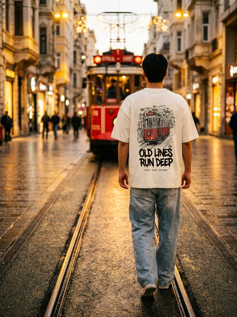 RED TRAM 티셔츠 착용컷