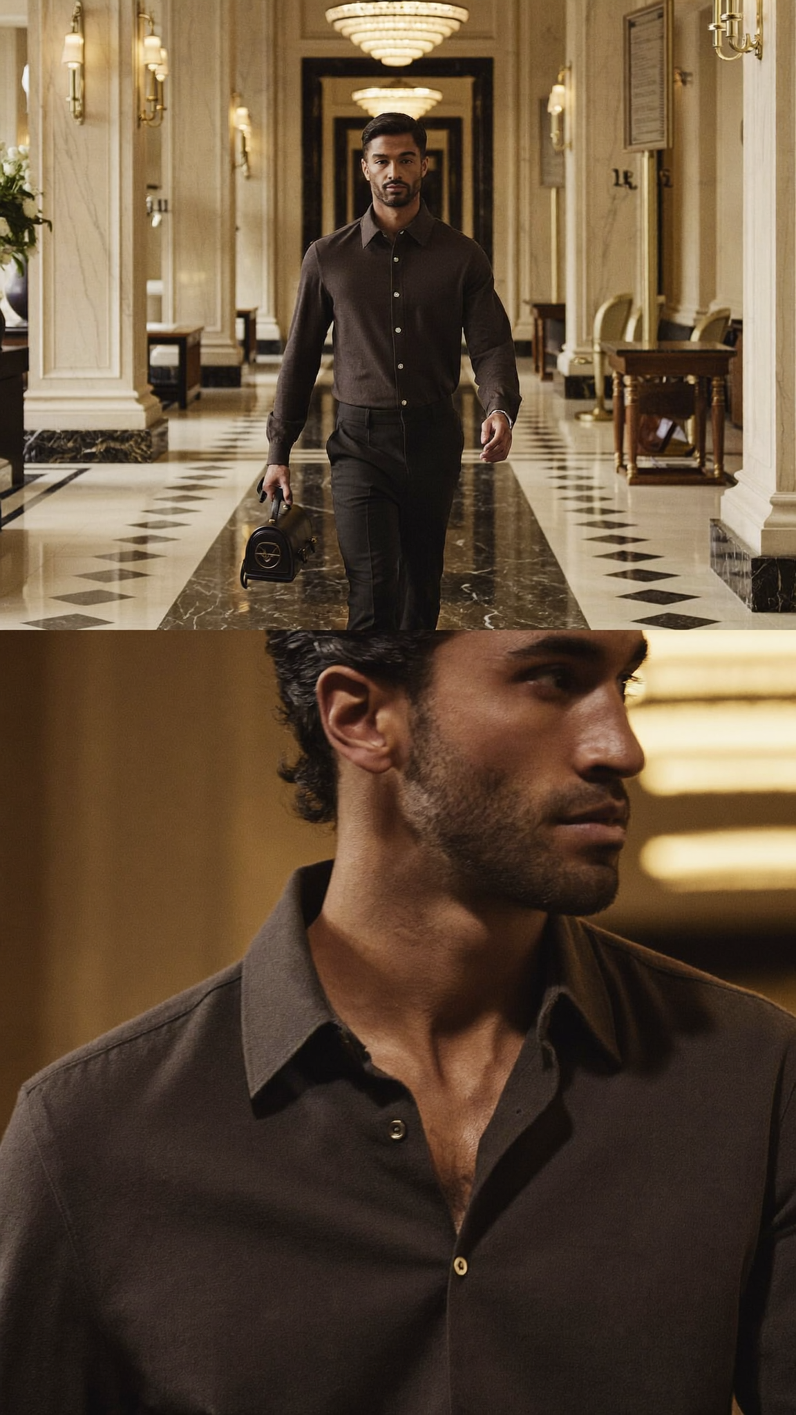 Arrival at the five-star hotel entrance of ELMAX Salon & Spa Dubai