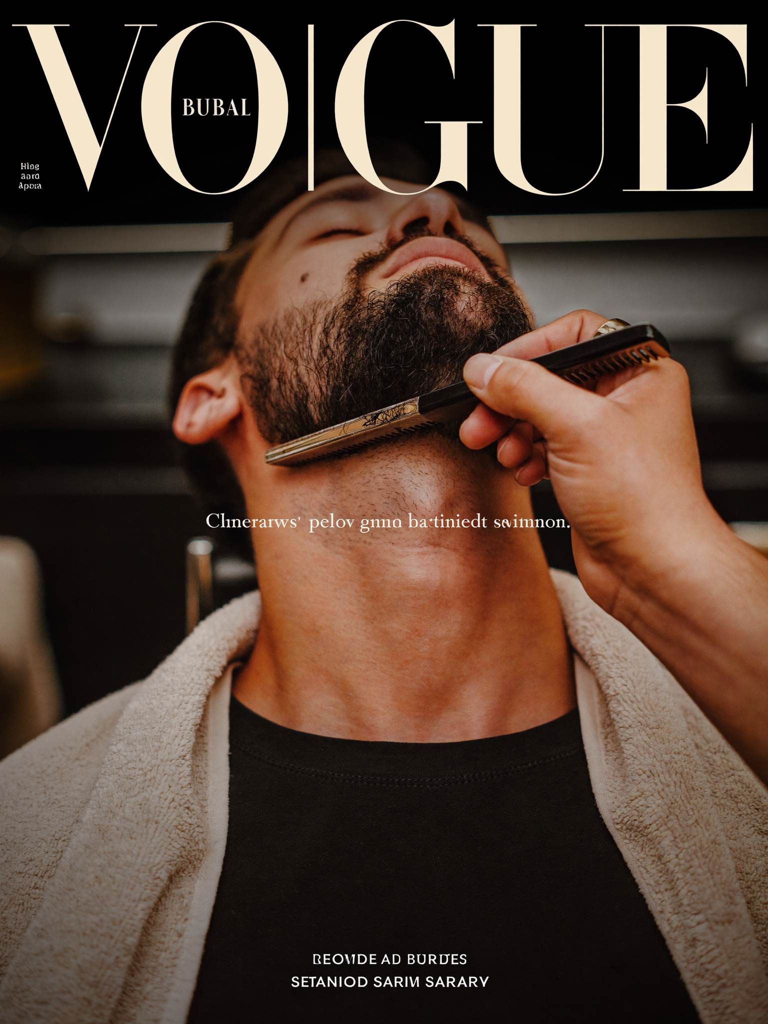 Beard grooming at ELMAX Salon & Spa Dubai