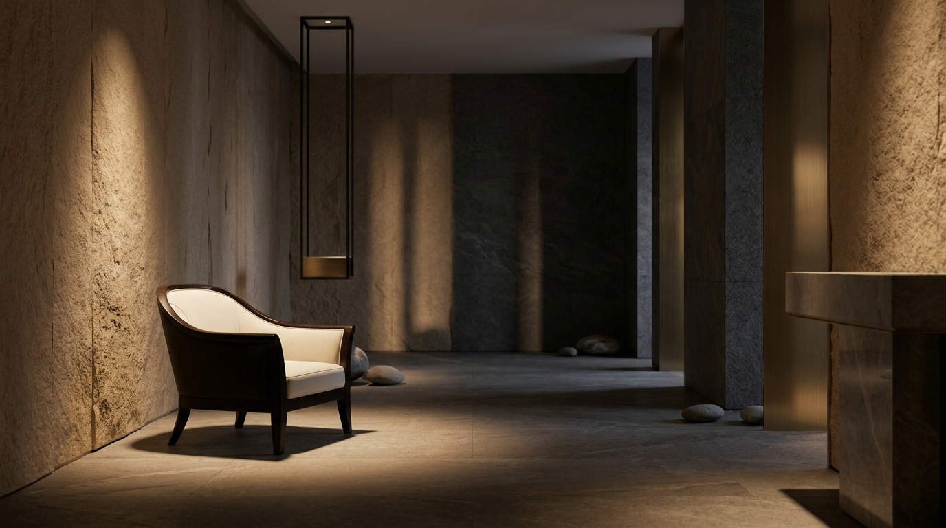 Serene treatment room at ELMAX Salon & Spa Dubai at dusk