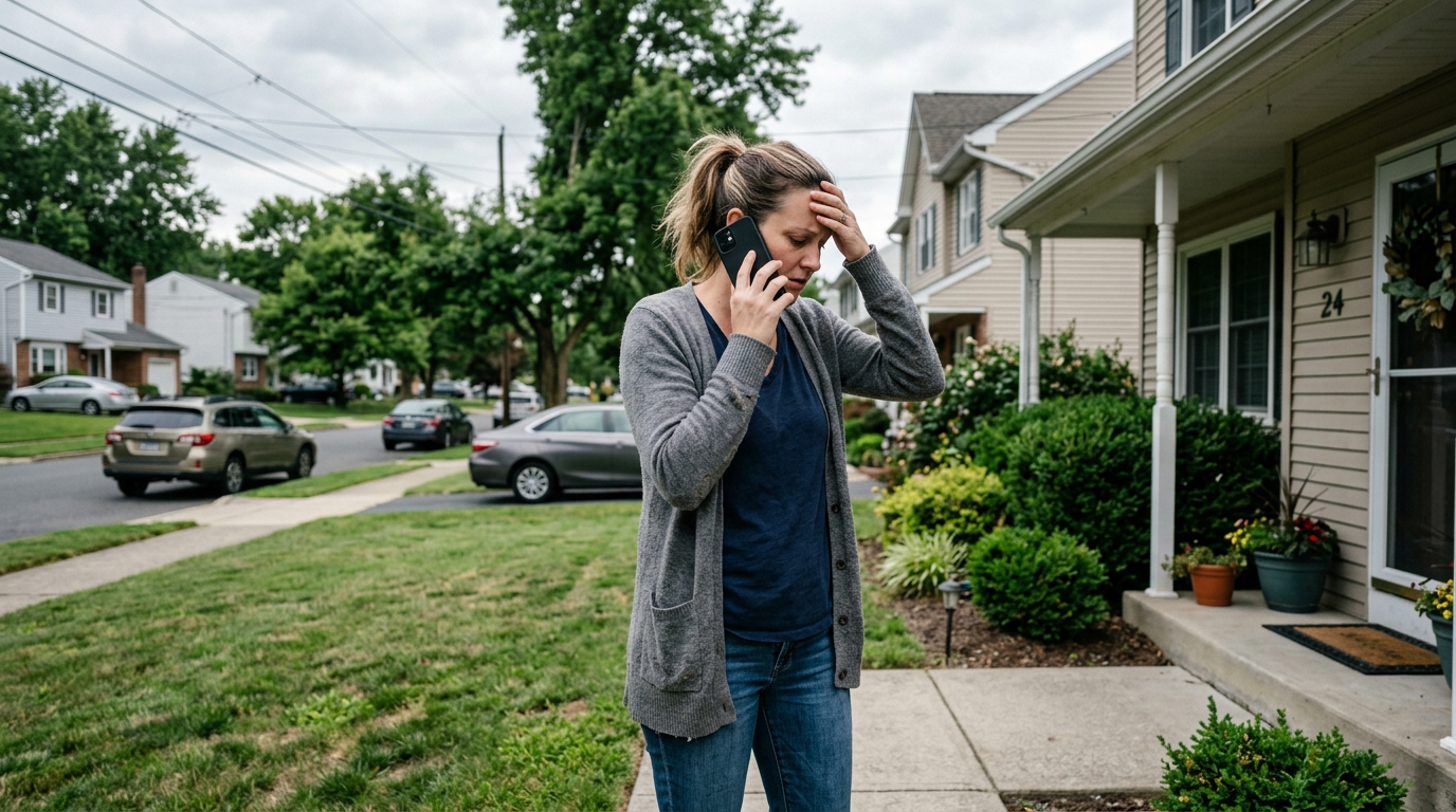 Waiting homeowner