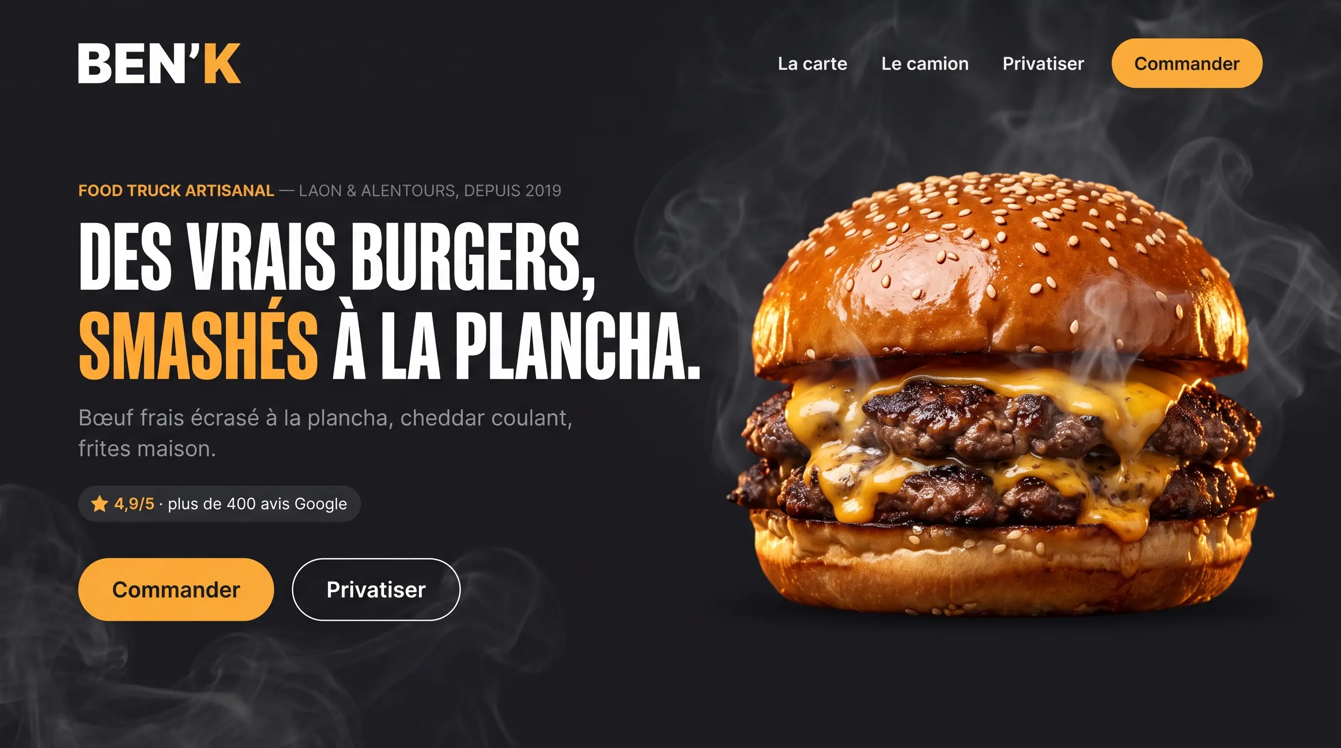 Site BEN'K — version ordinateur