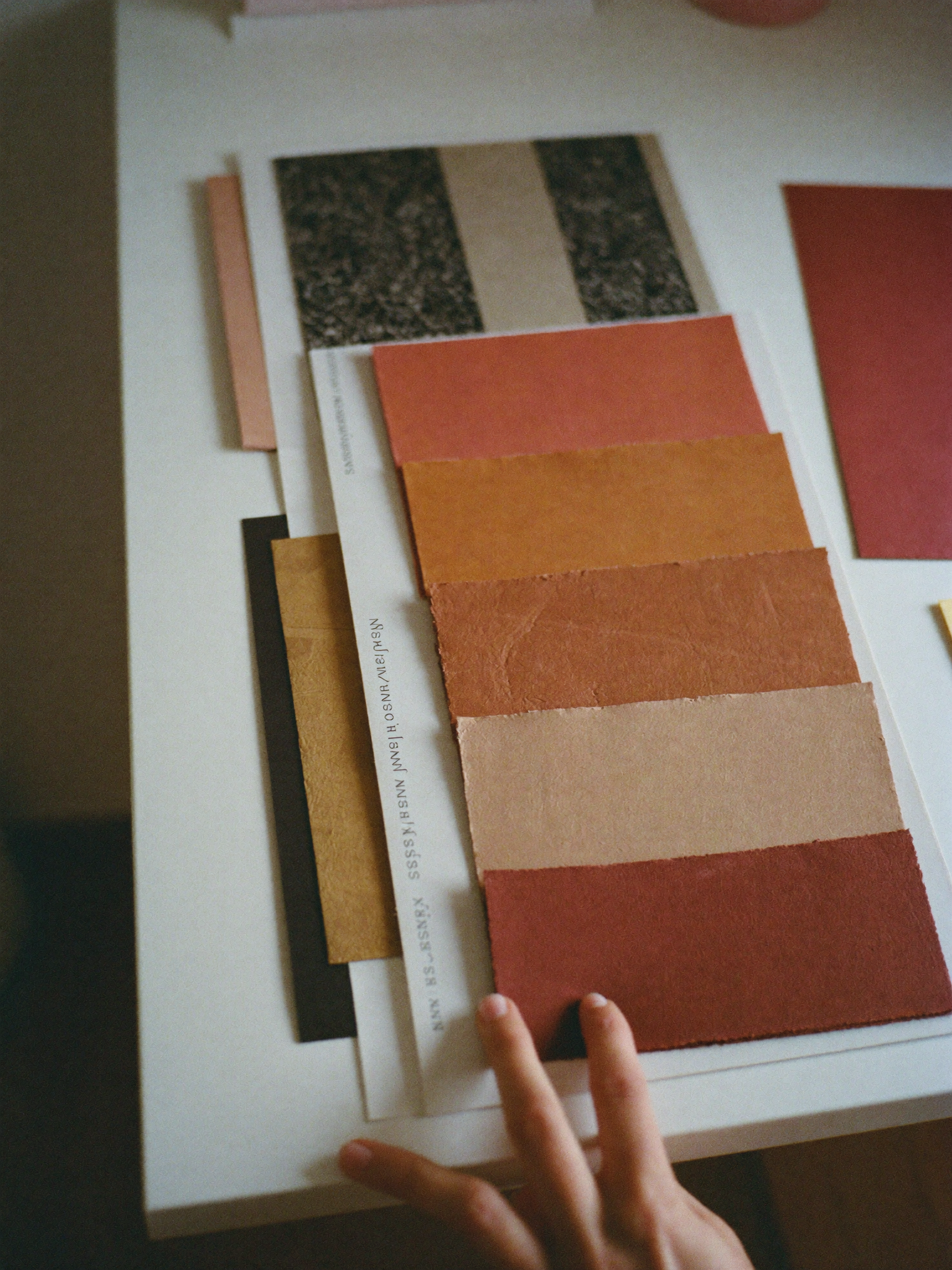 Kleur- en papierstalen