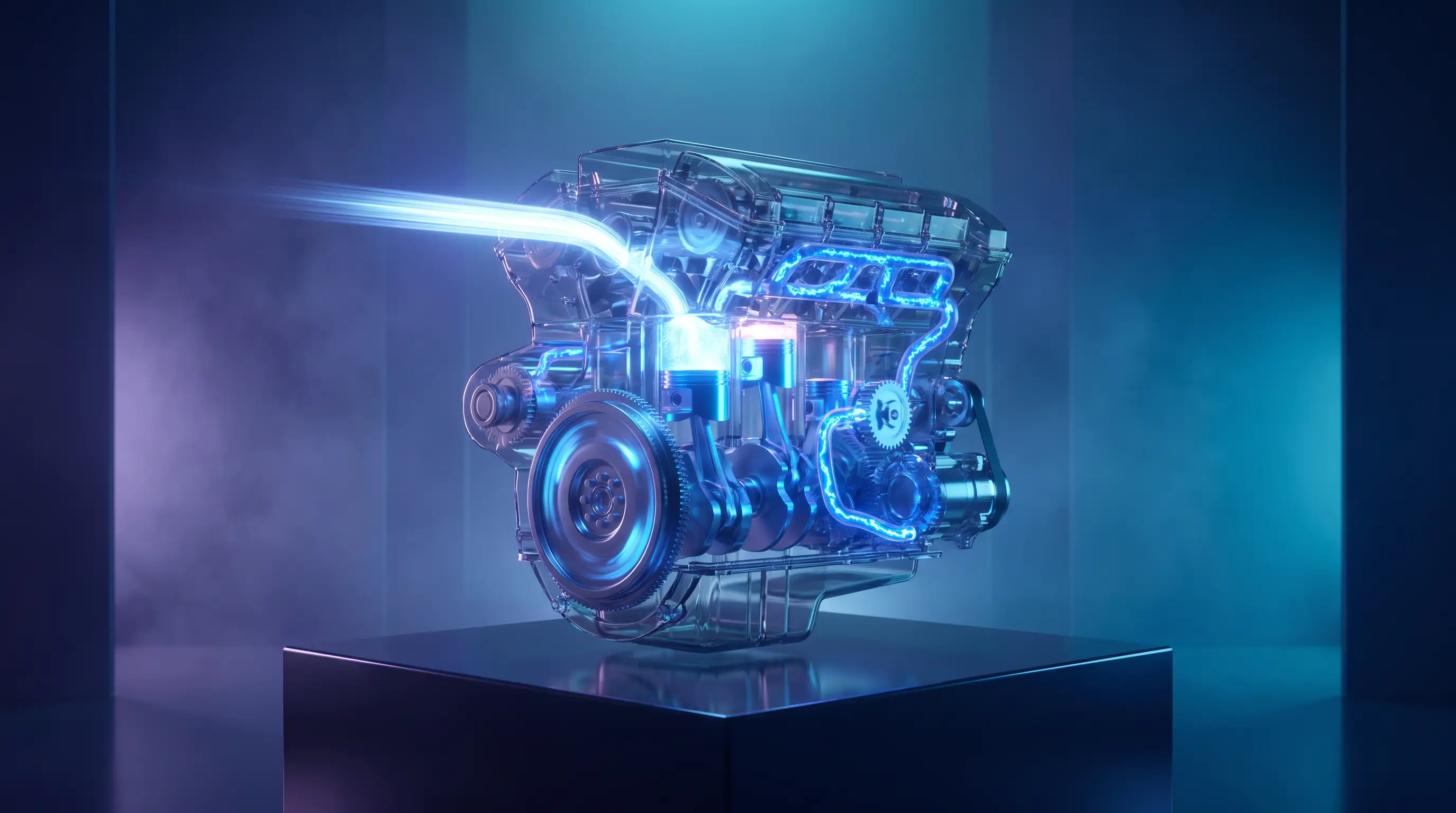 A glass engine turning one fuel stream of light into many synchronized working parts — what a PEO's bundled fee actually buys