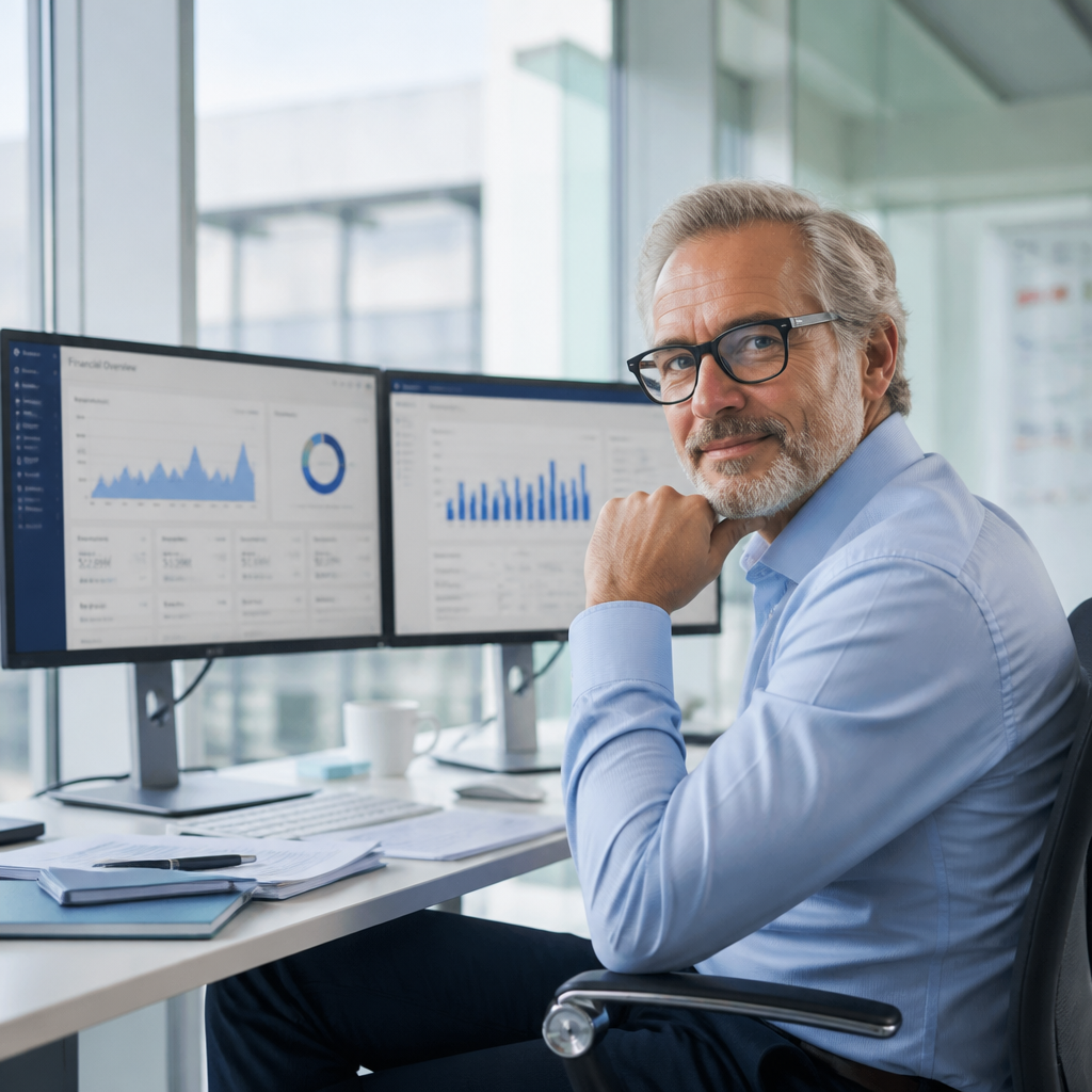 CFO advisor at work