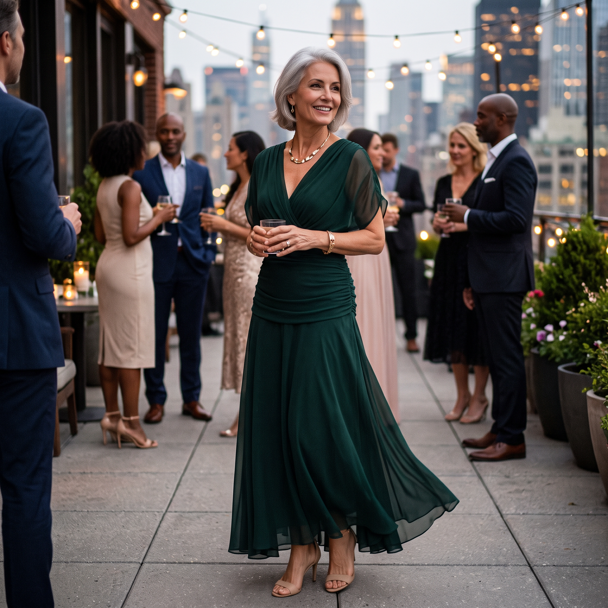 Emma Elegant Maxi Party Dress