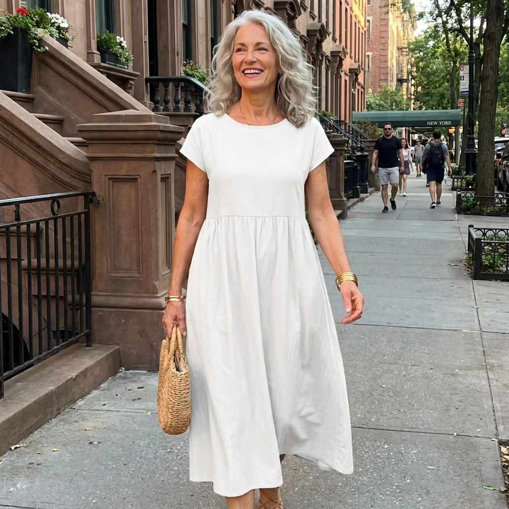 Gabrielle Flowy Midi Dress