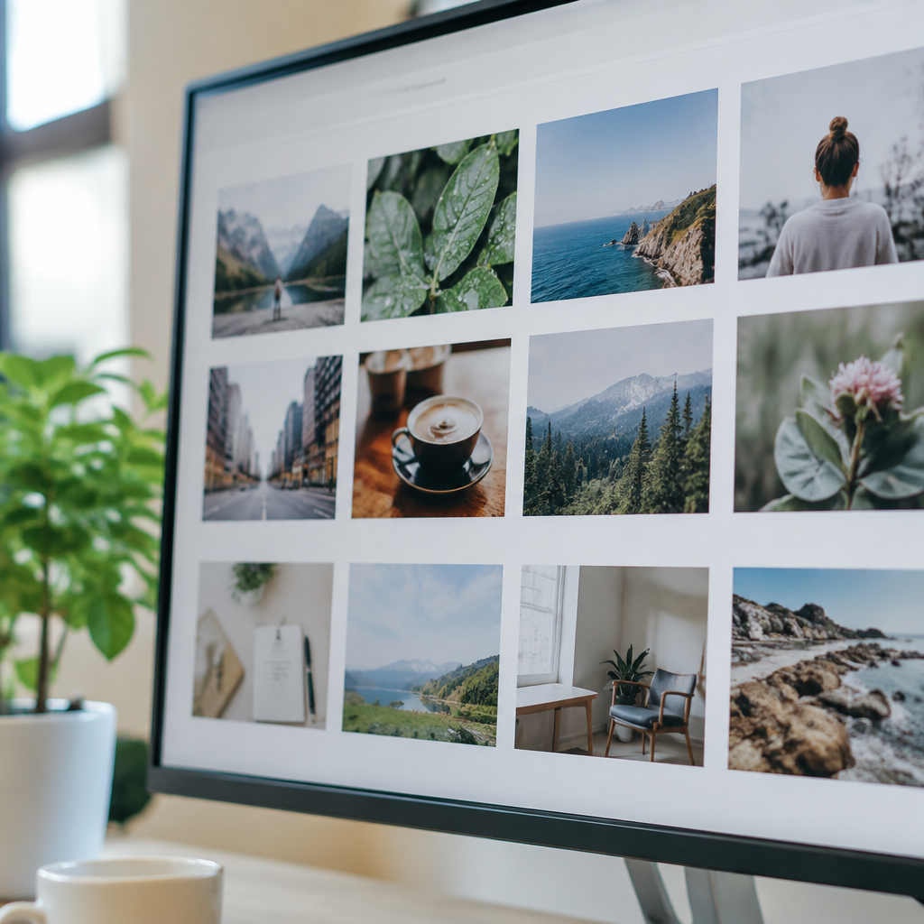 A shared content bank employees can pull from to share