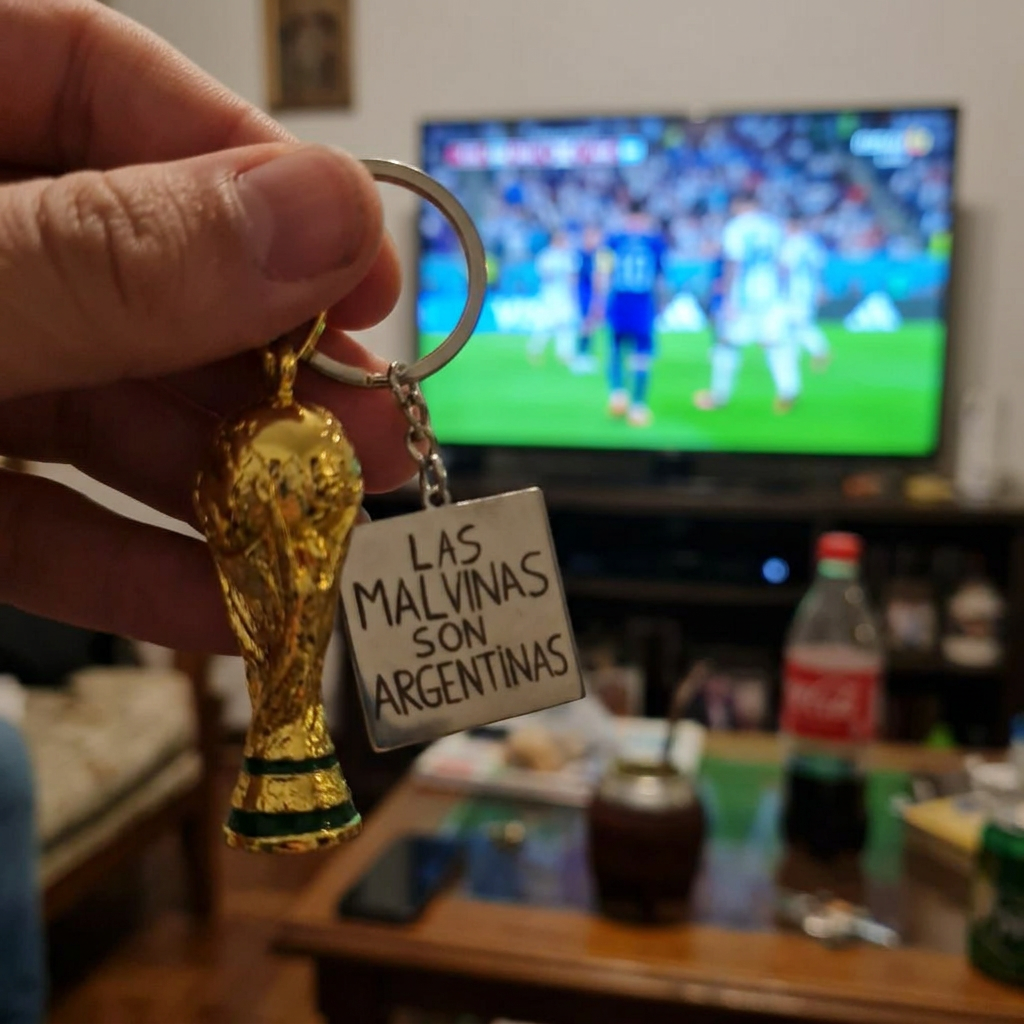 Dije Copa del Mundo tama&ntilde;o real 2.5cm