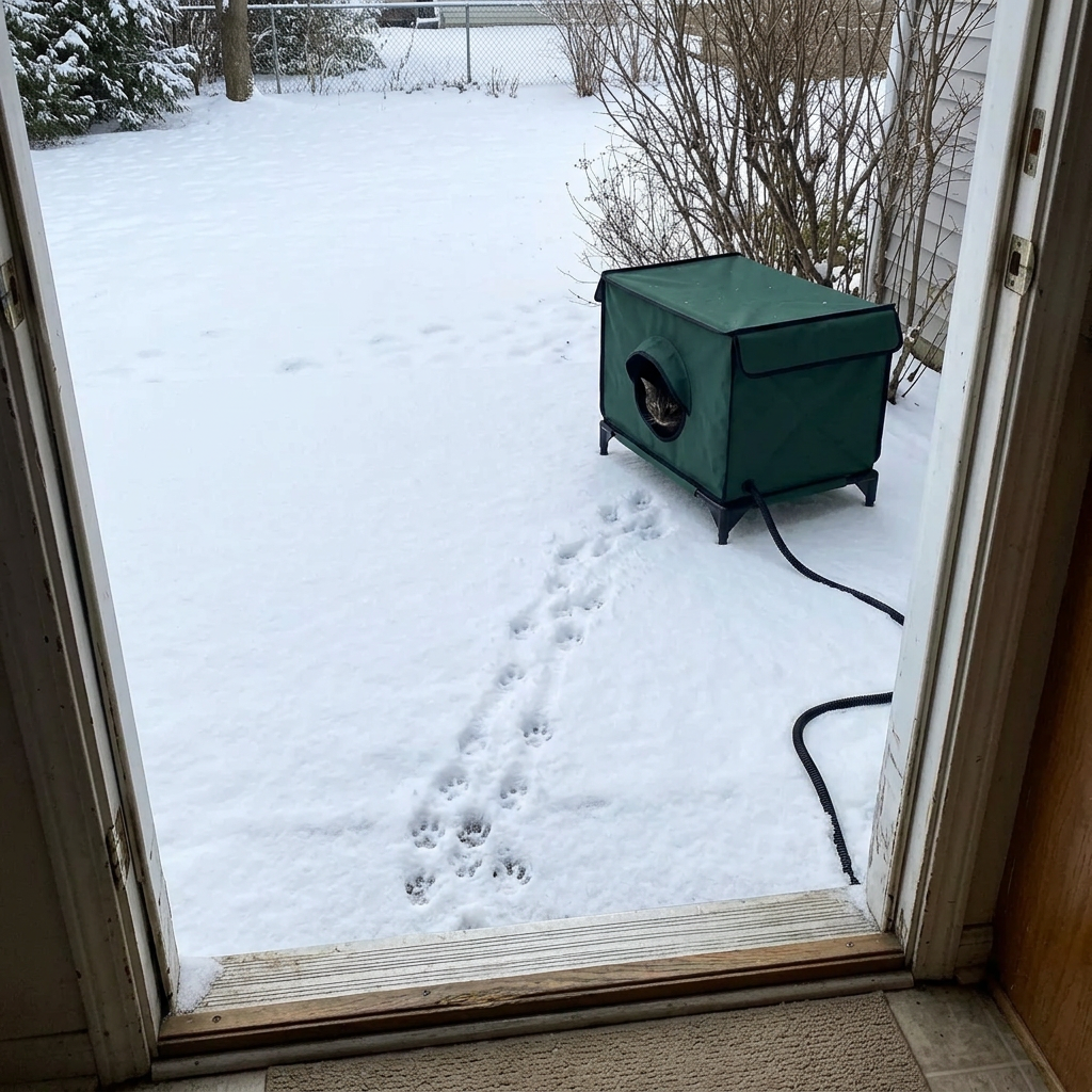 Paw prints leading to NookHaven