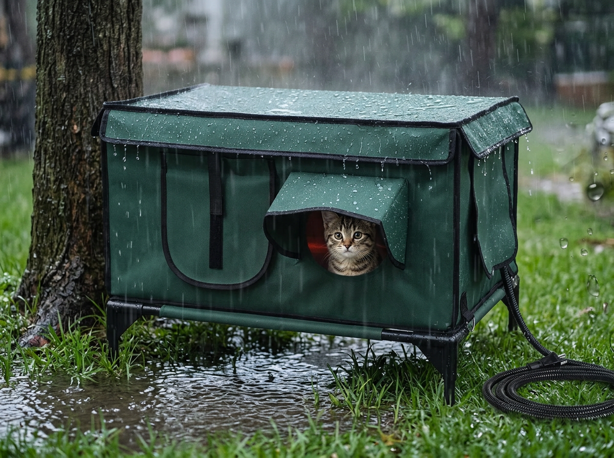 Rain, snow and wind stay outside