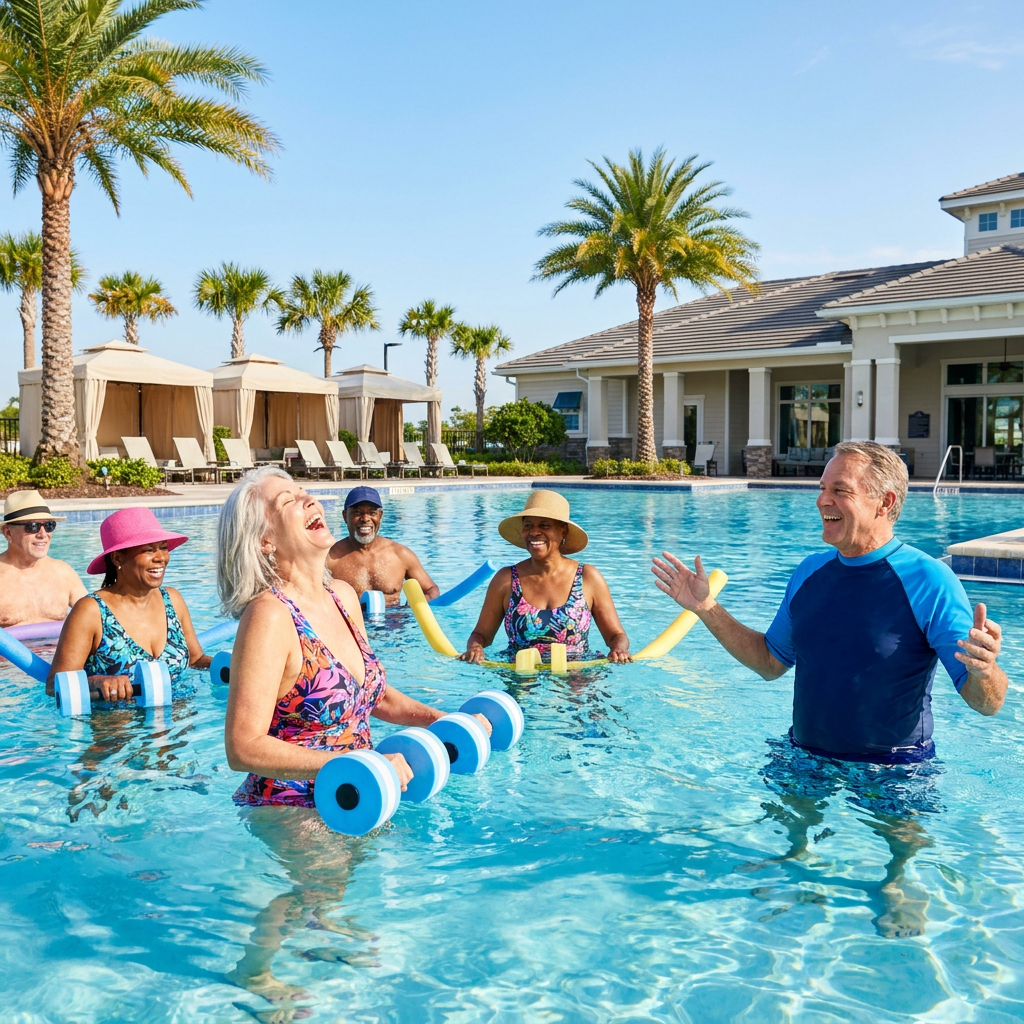 Resort swimming pool