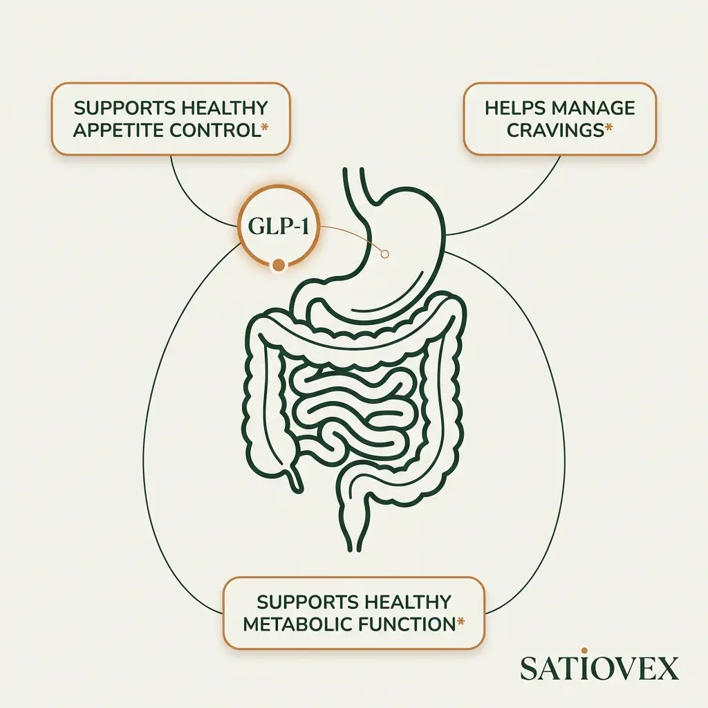 How GLP-1 supports appetite control, cravings and metabolic function