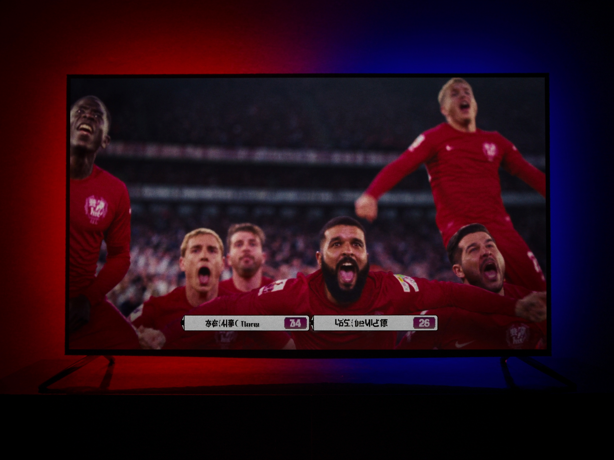 TrustView TV — live Premier League goal celebration 4K UHD