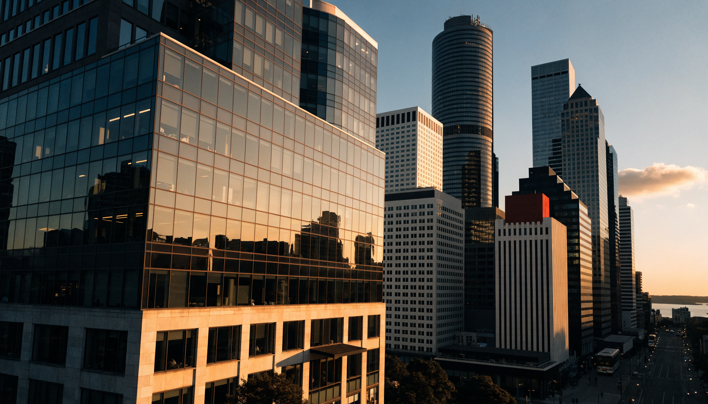 Vancouver Canadian office building skyline retatrutide company location