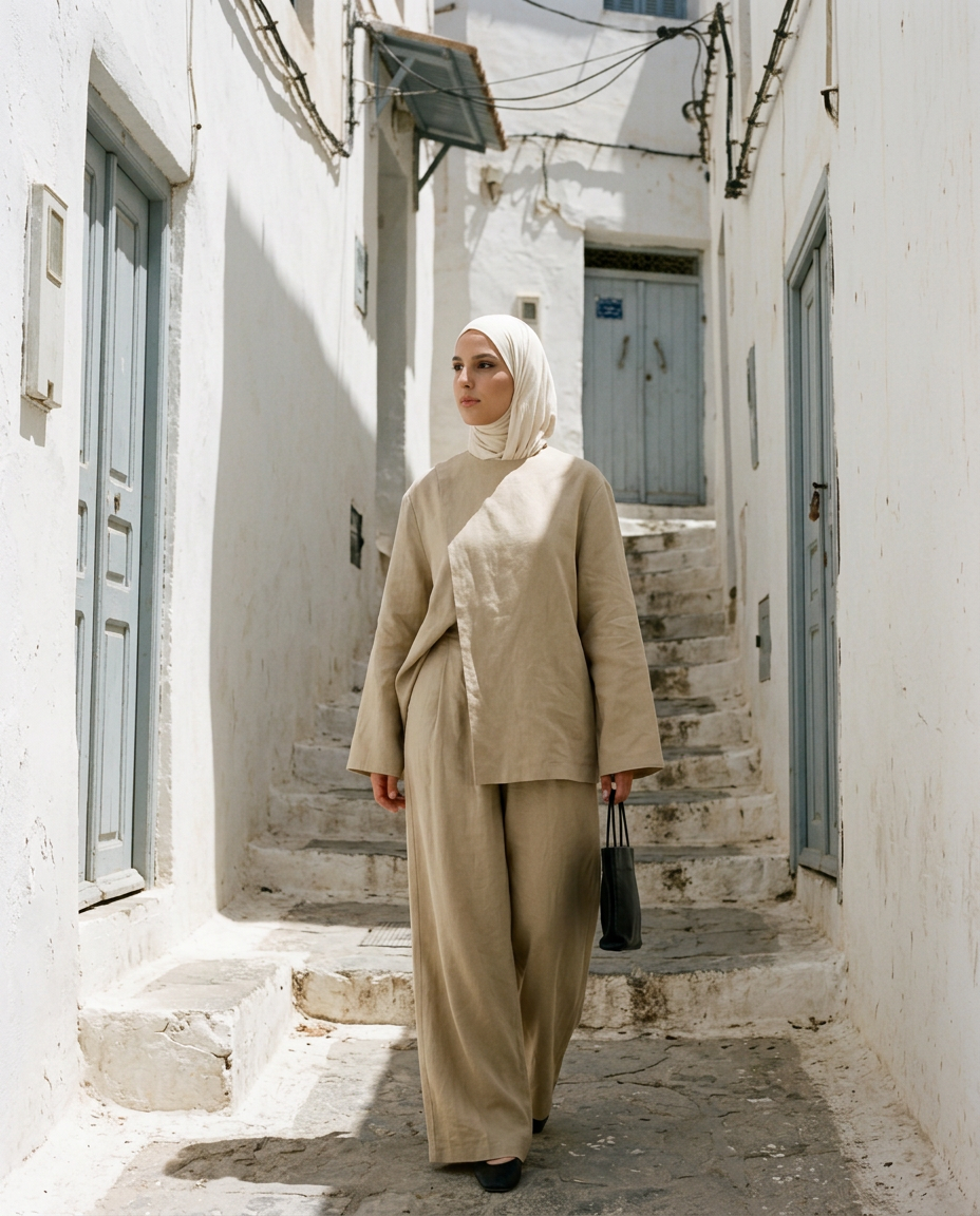 Ensemble 03 porté dans la Casbah d'Alger