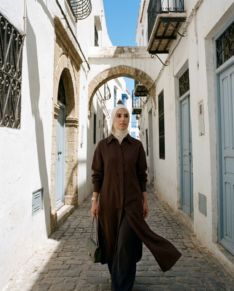 Robe 01 portée dans la Casbah d'Alger