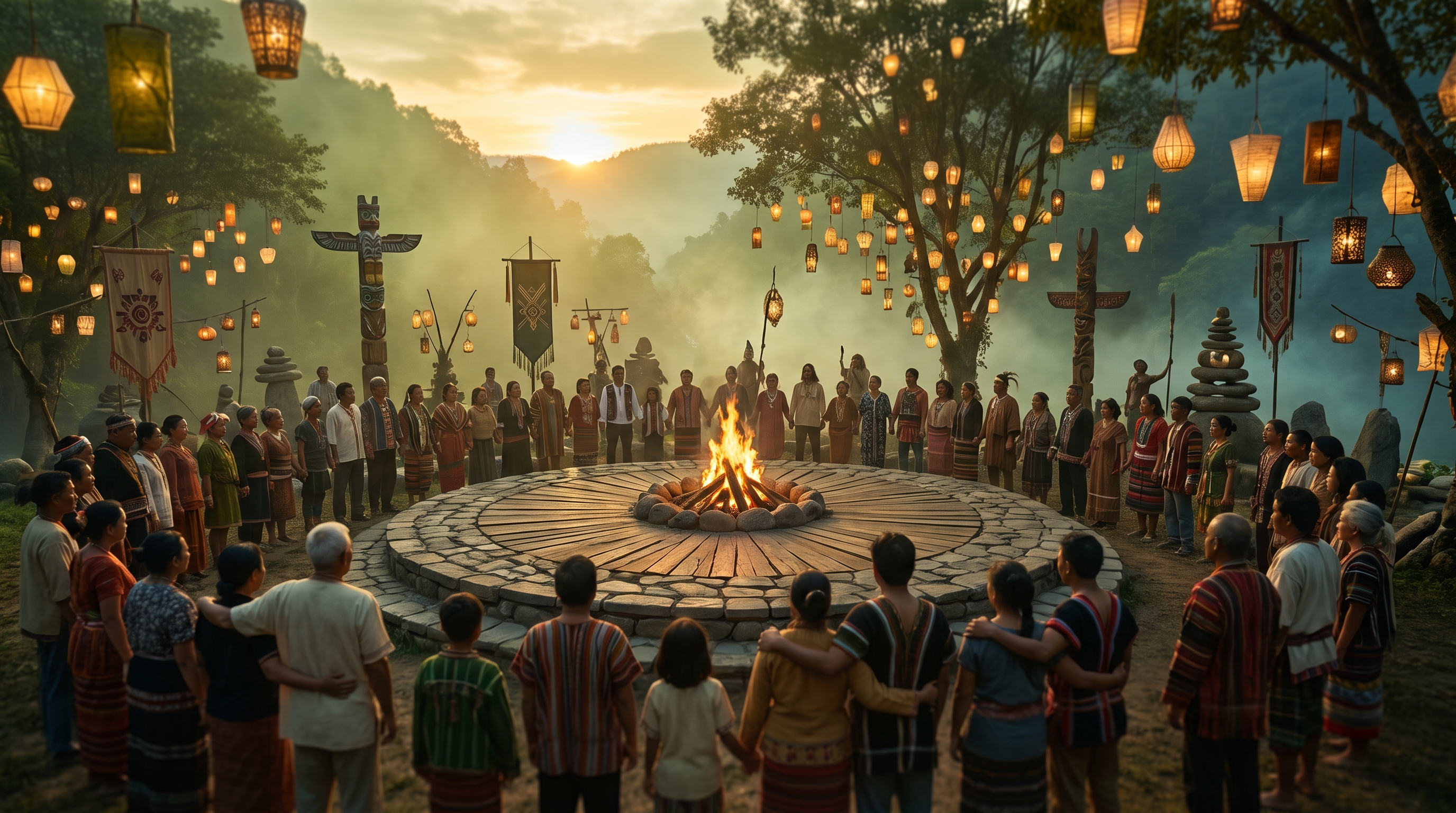 Ceremonial gathering