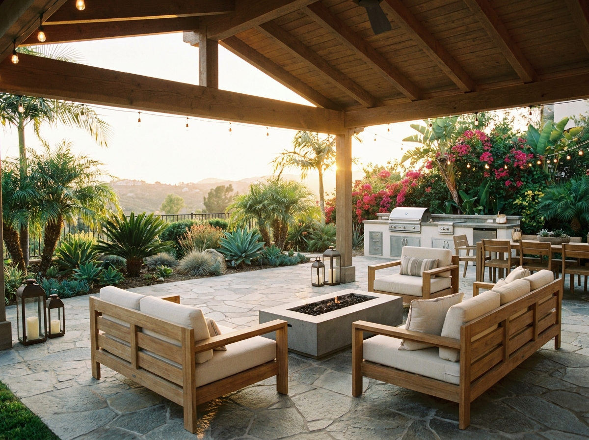 Outdoor living project completed by MC Construction & Design