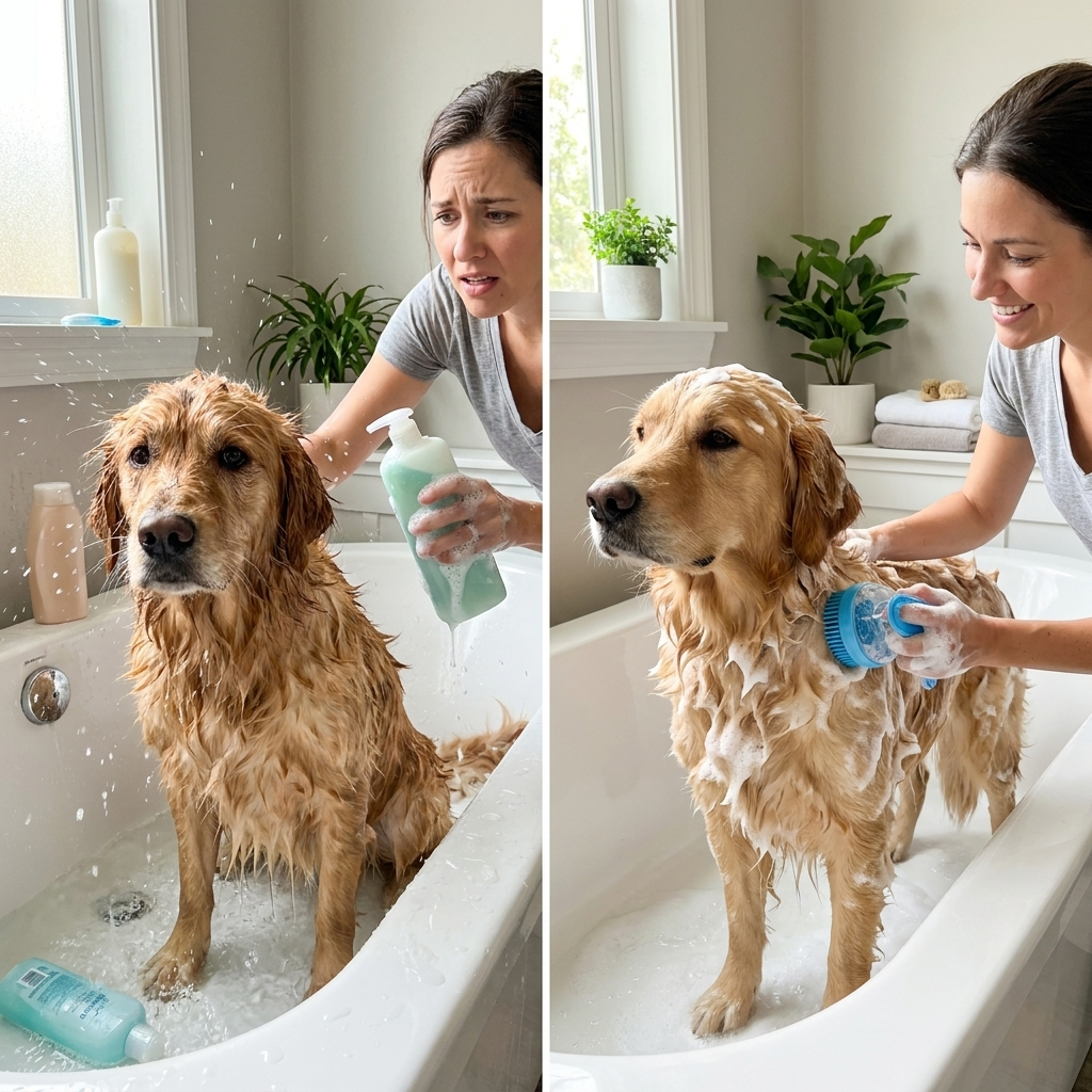 Before PawBrush Pro
