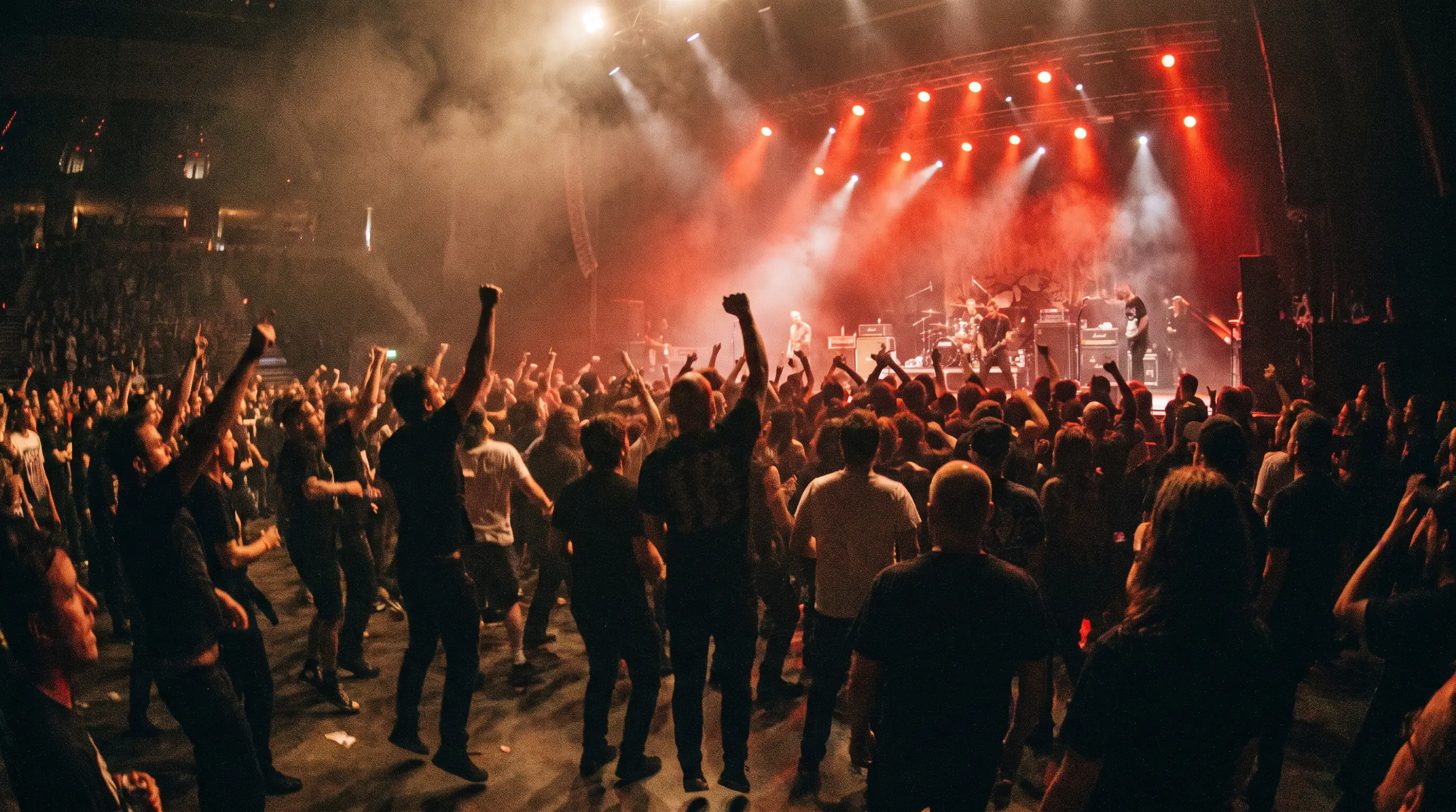 Show de punk rock en vivo