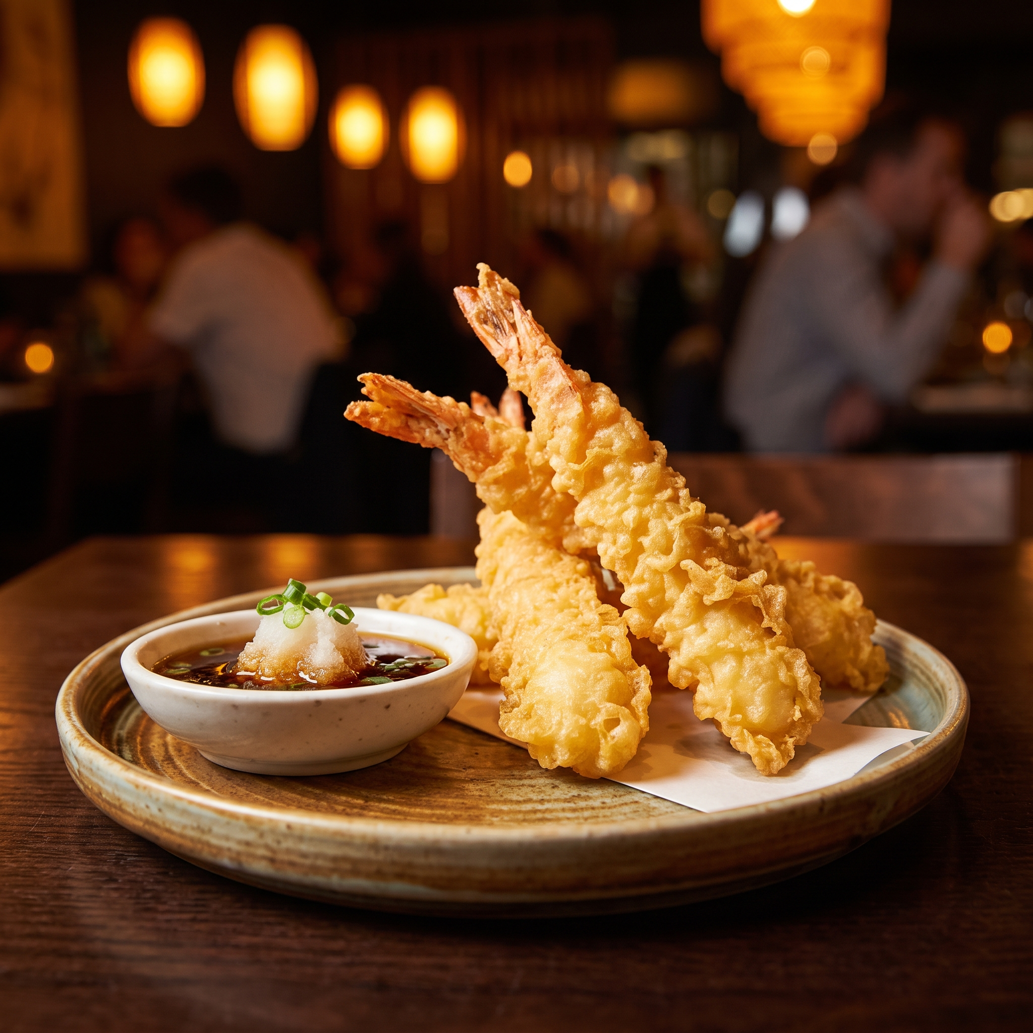 Langostinos Tempura