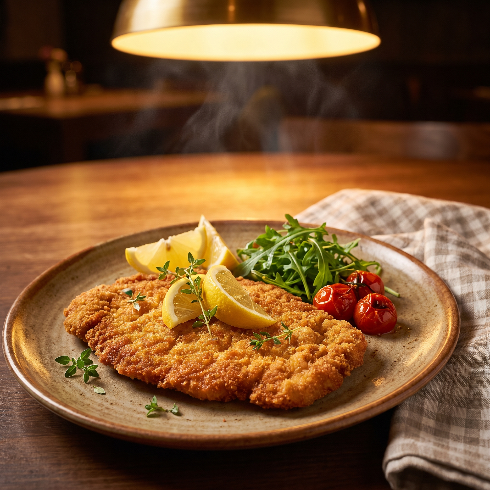 Escalope de Cerdo con Guarnición