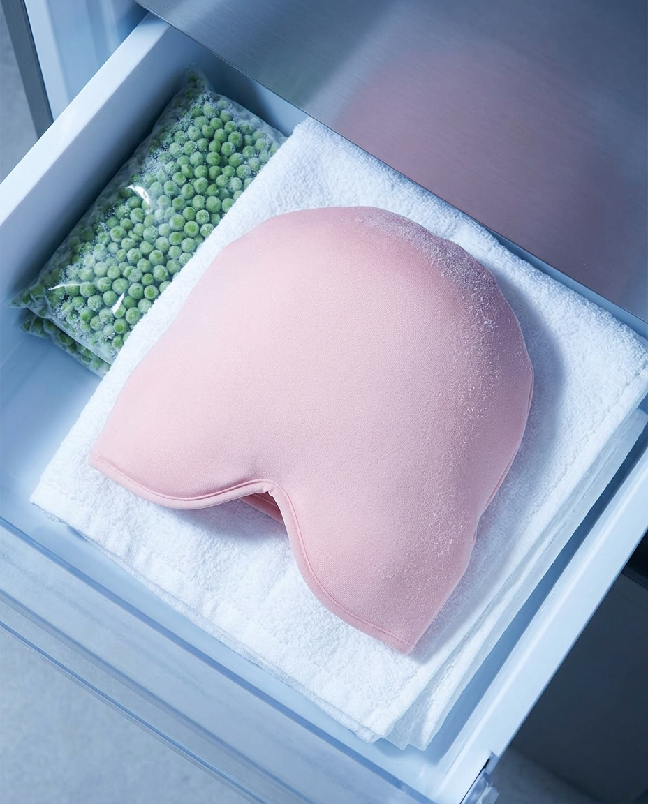 Cap chilling in the freezer