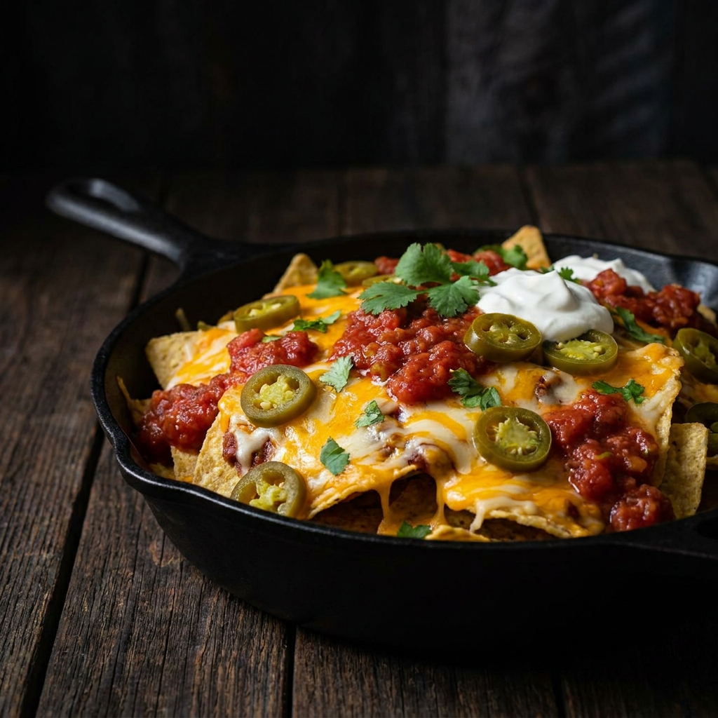 Nachos con queso