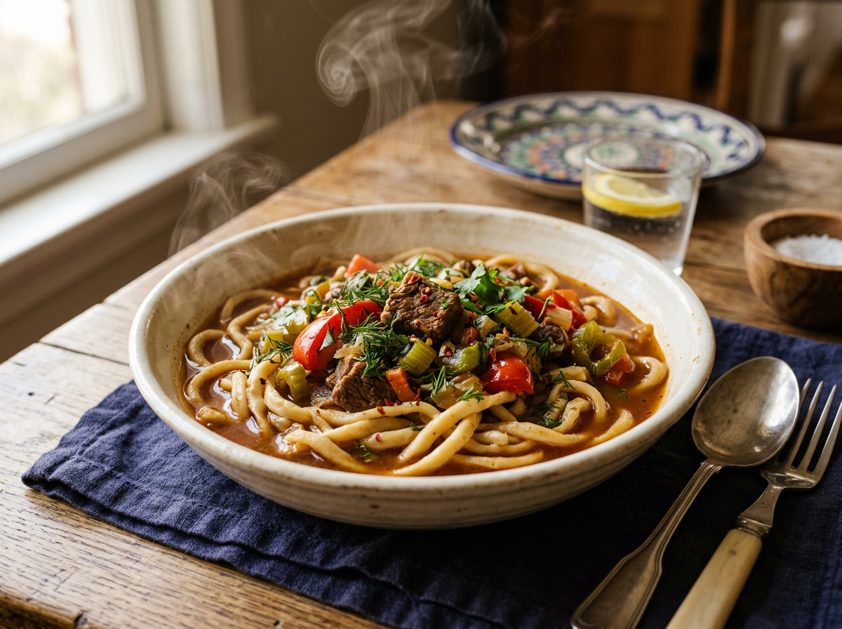 Lagman noodles
