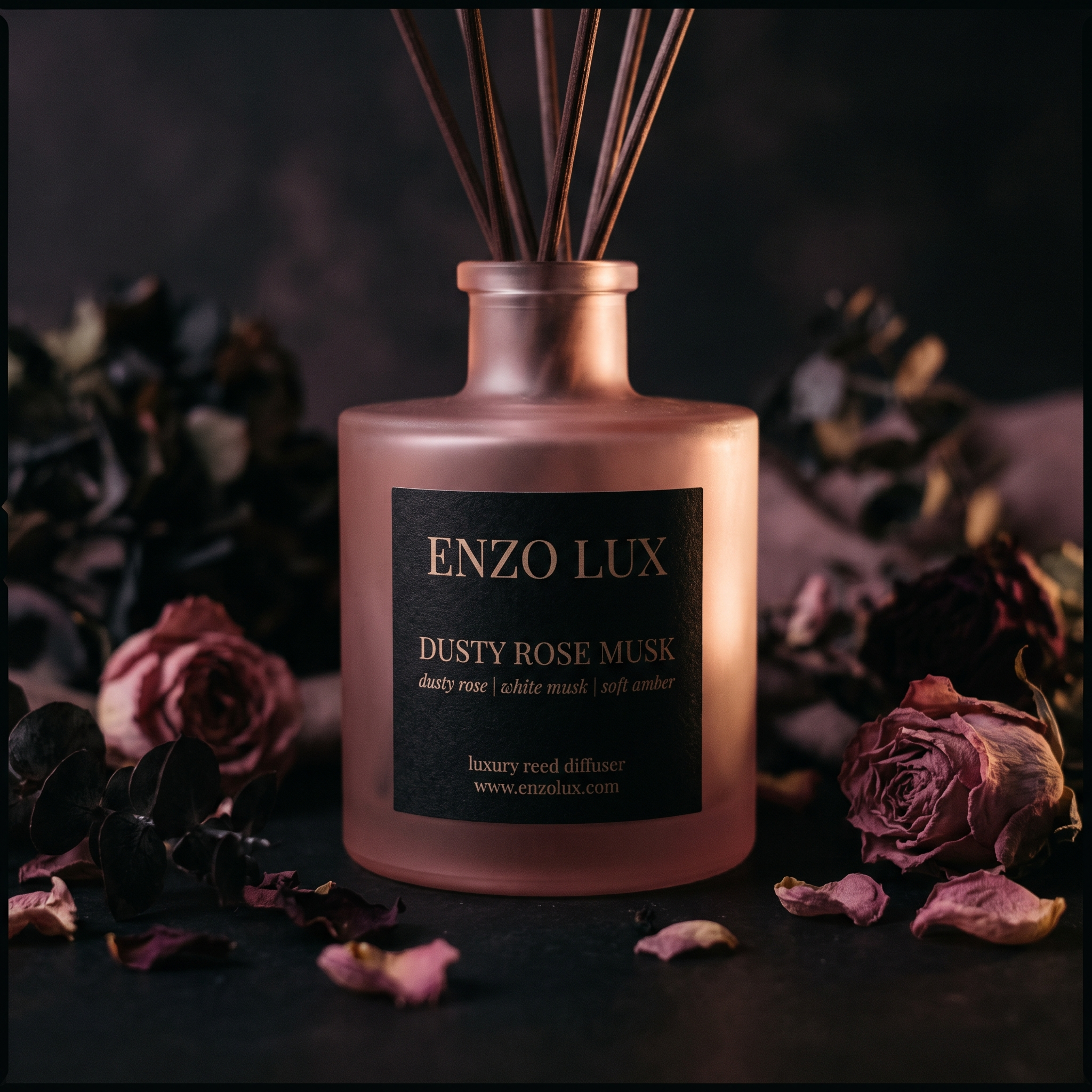 Dusty Rose Musk Reed Diffuser