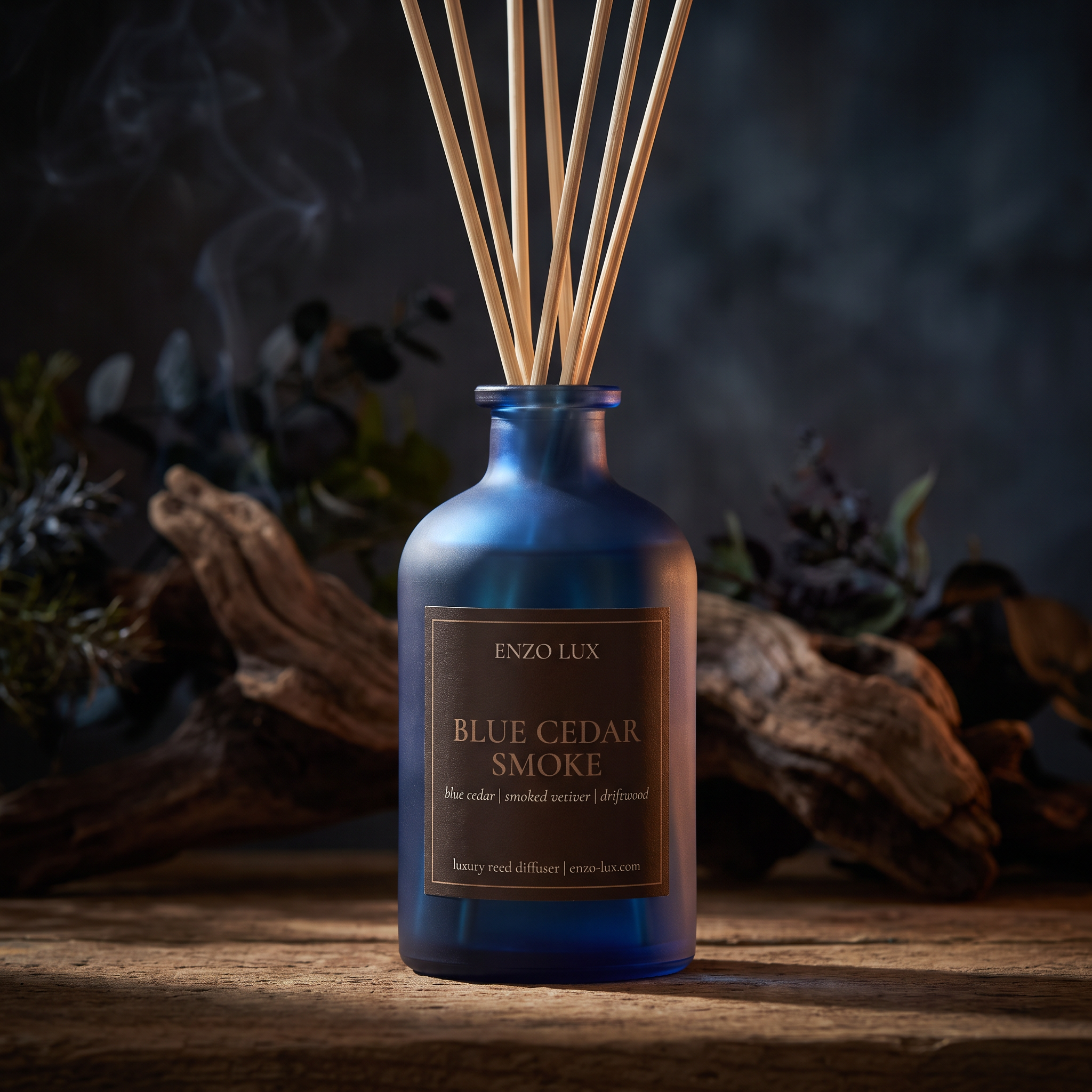 Blue Cedar Smoke Reed Diffuser