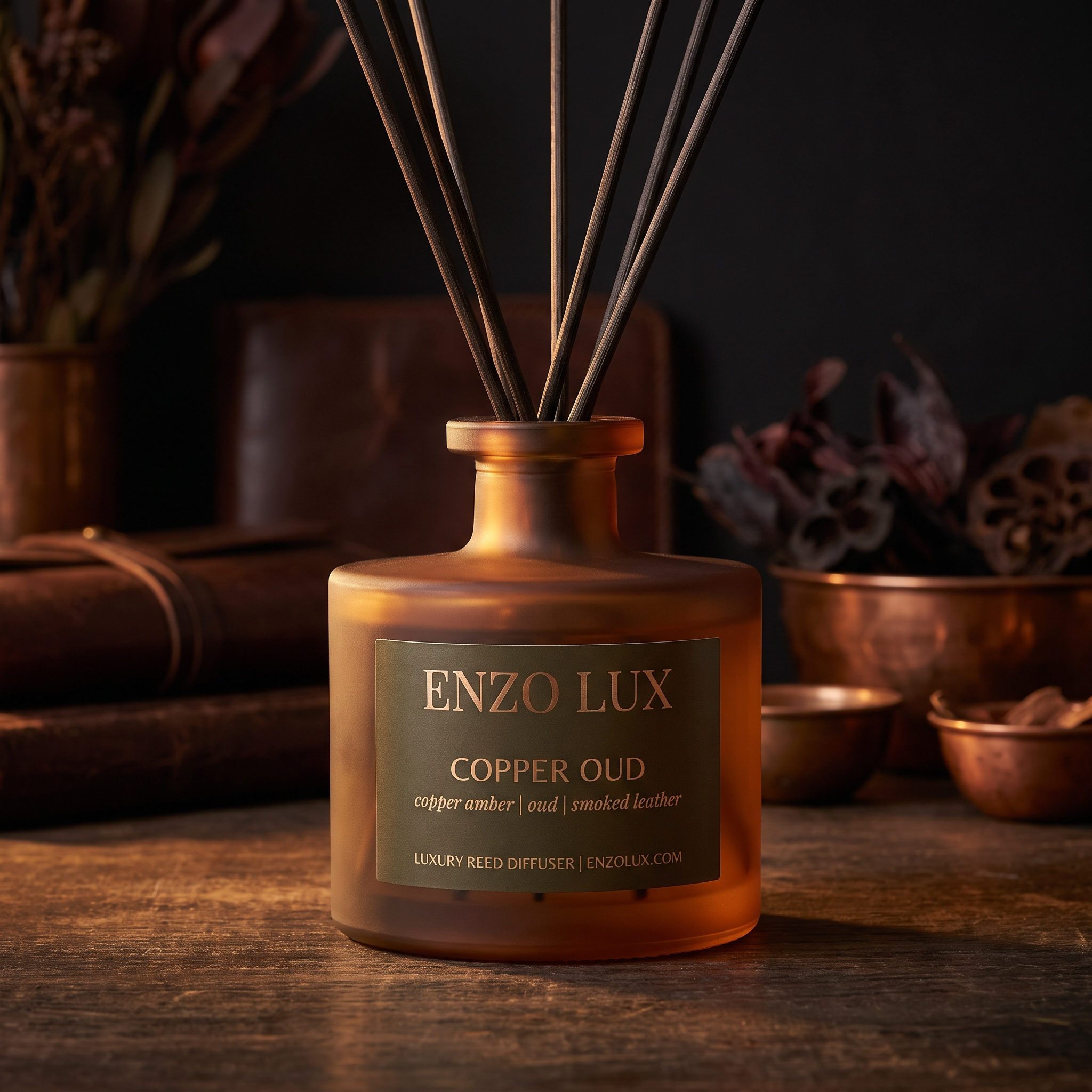 Copper Oud Reed Diffuser