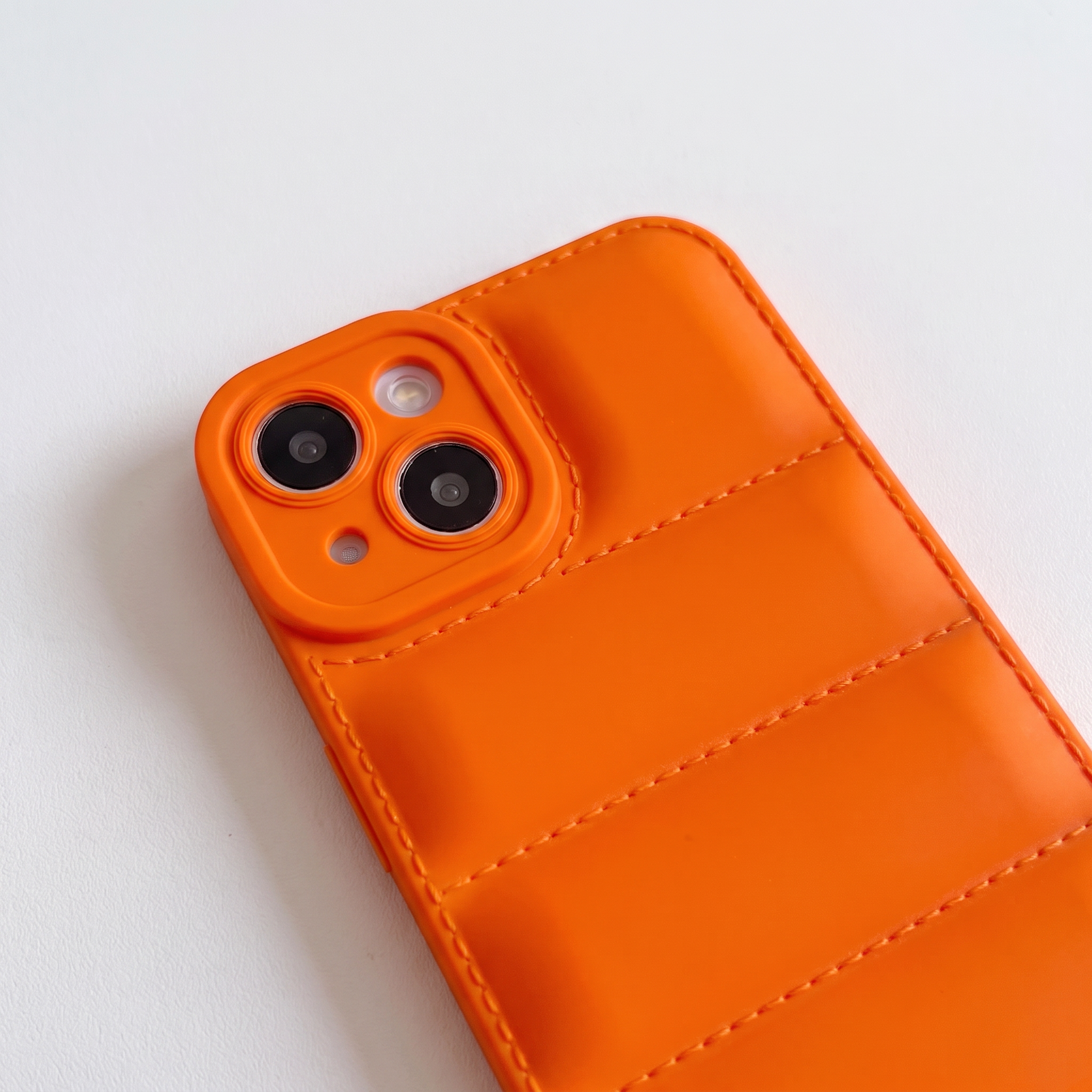 Puffer Jacket Silicone Phone Case (iPhone 13-17)