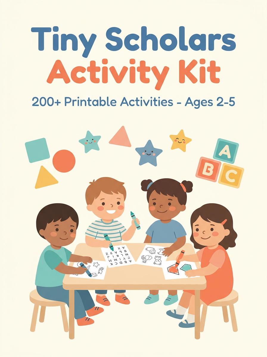 Tiny Scholars Activity Kit cover