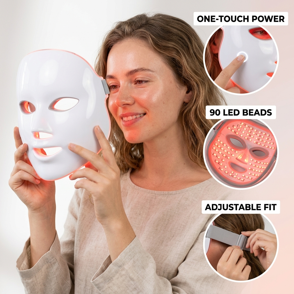 How the Red Light Therapy Mask works