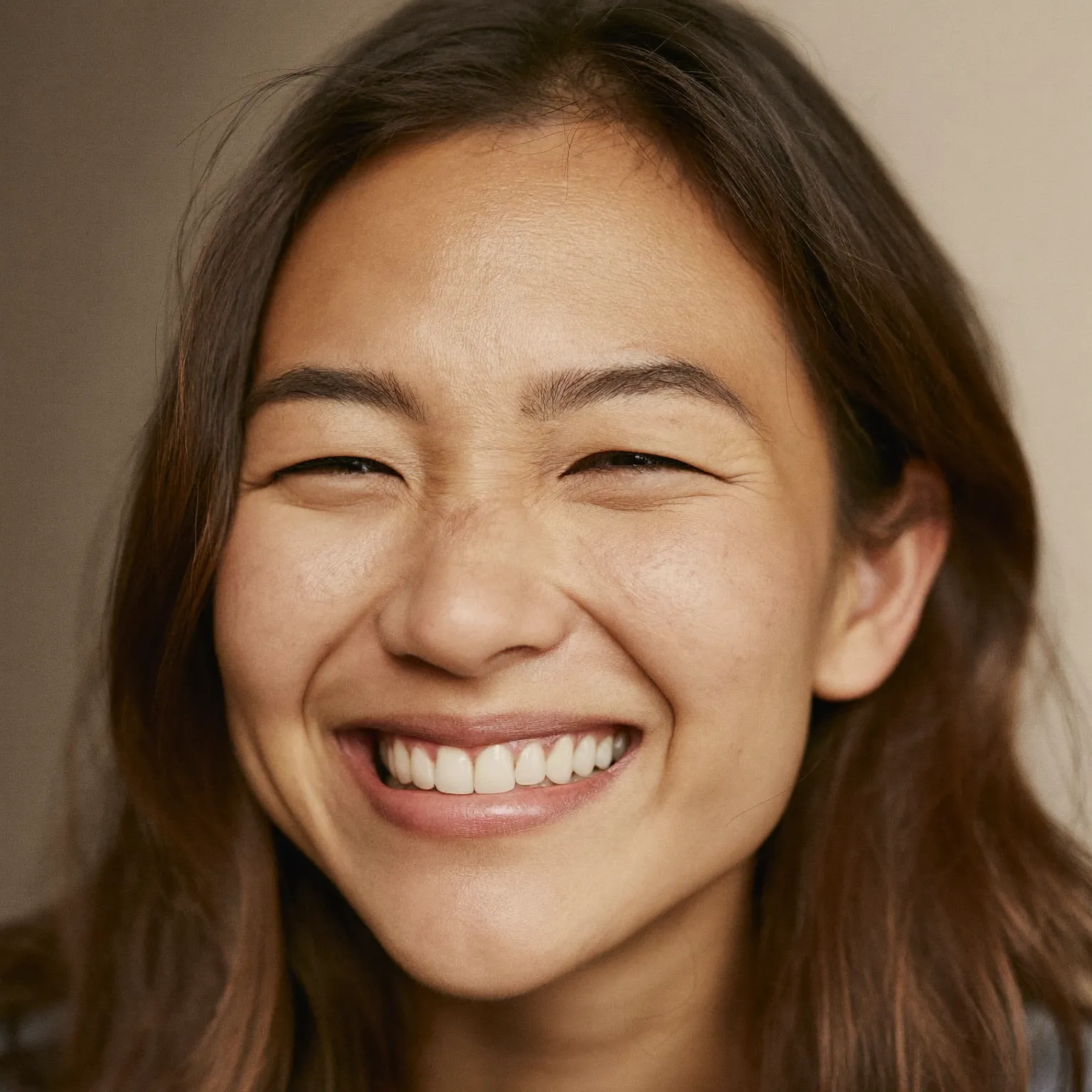 Smiling patient portrait