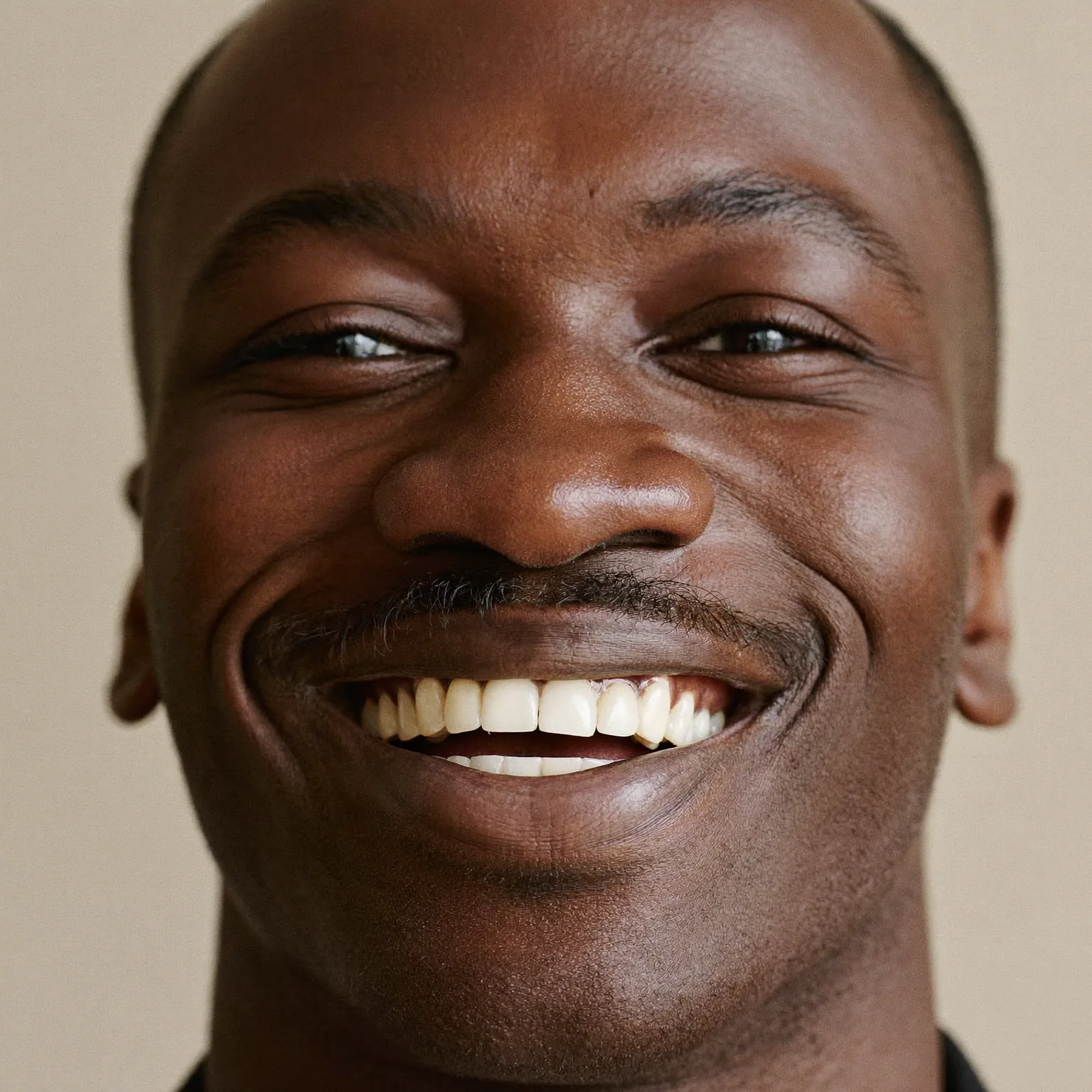 Smiling patient portrait