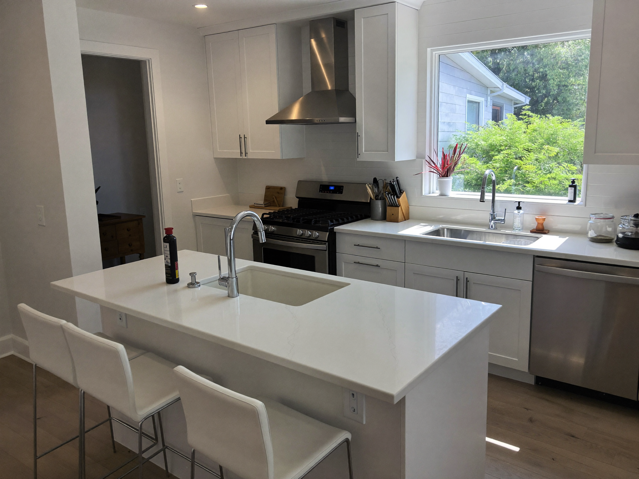 Sparkling professionally cleaned kitchen