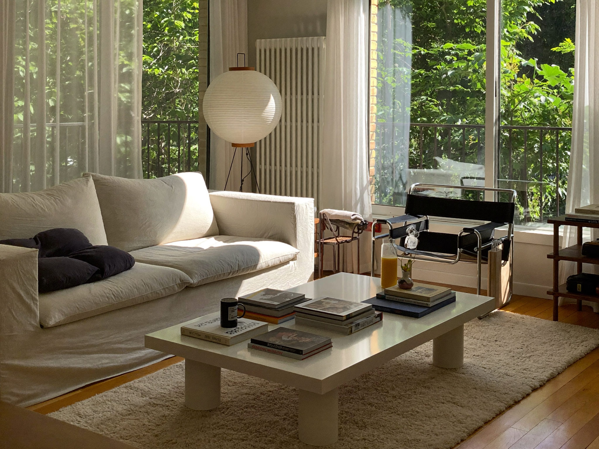 Fresh tidy living room after cleaning