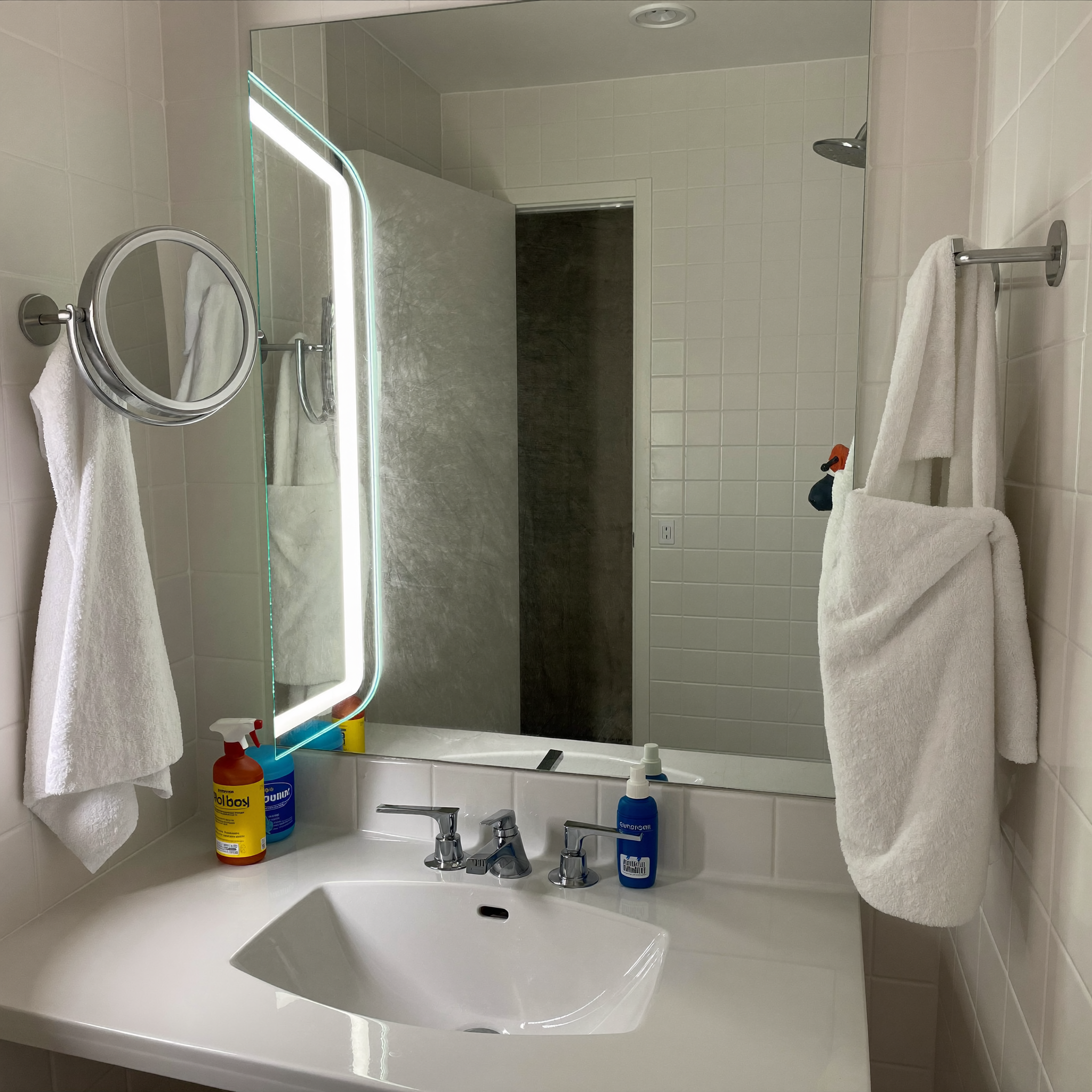 Bathroom after professional cleaning