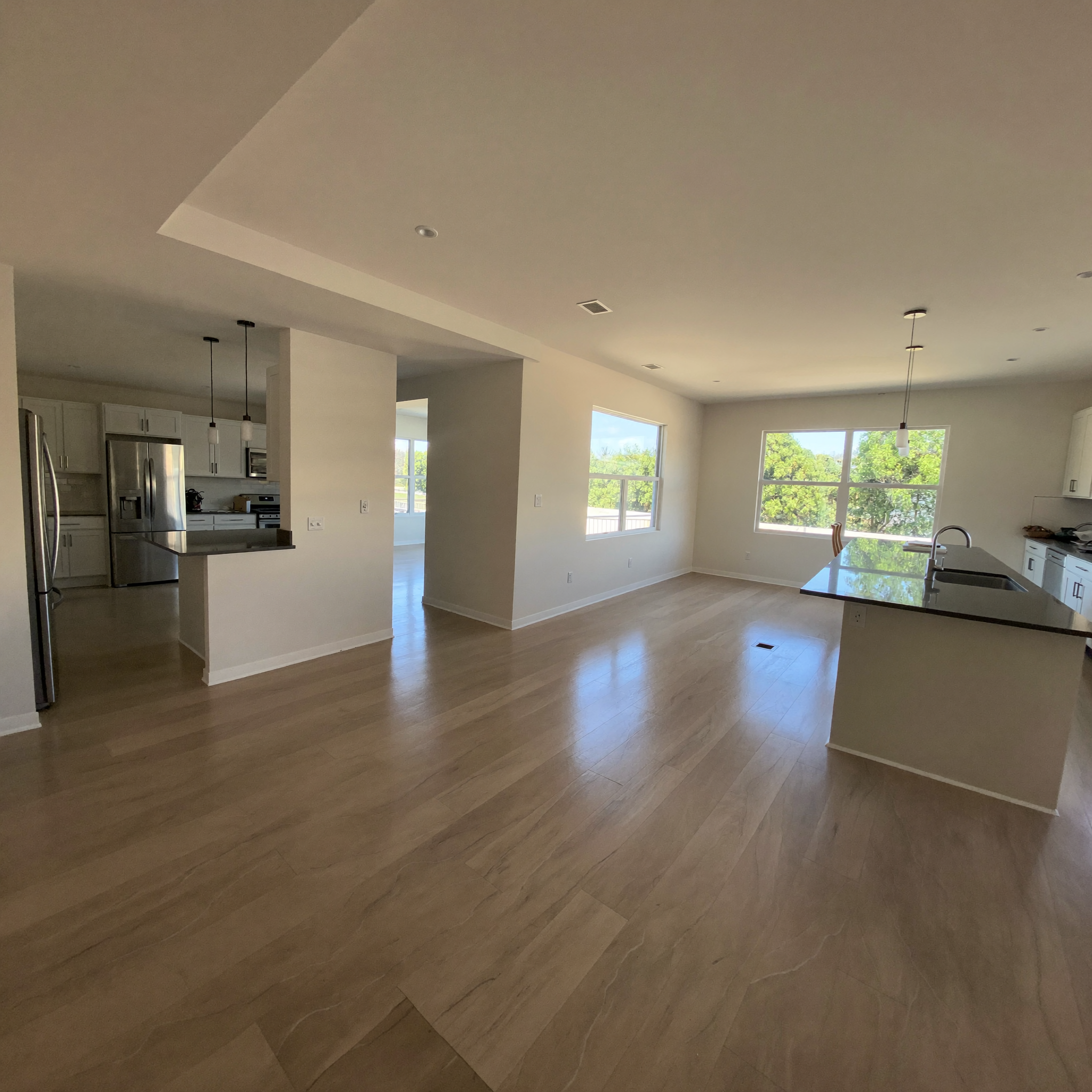 New construction after cleanup