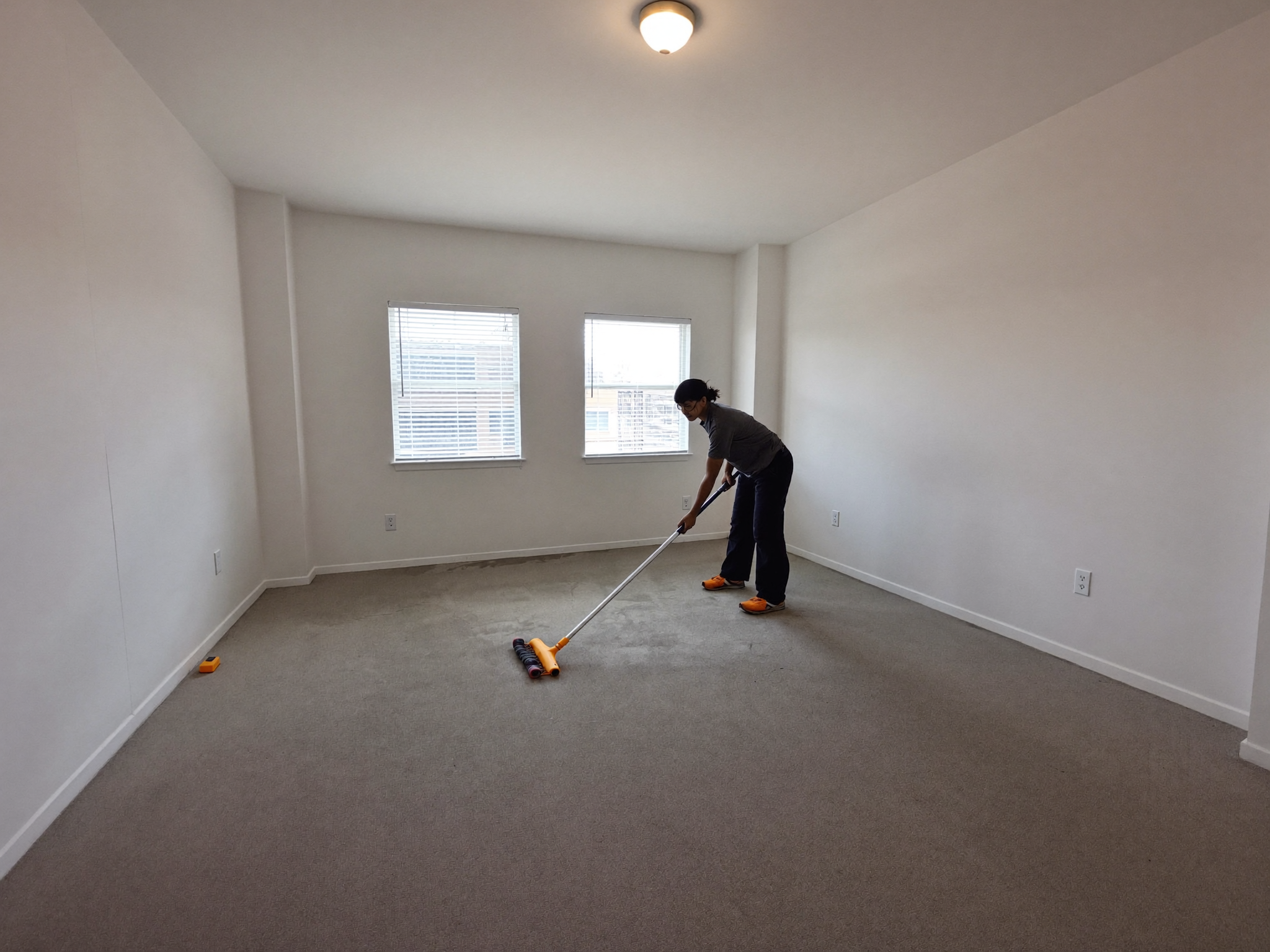 Deposit-ready emptied apartment after move-out clean