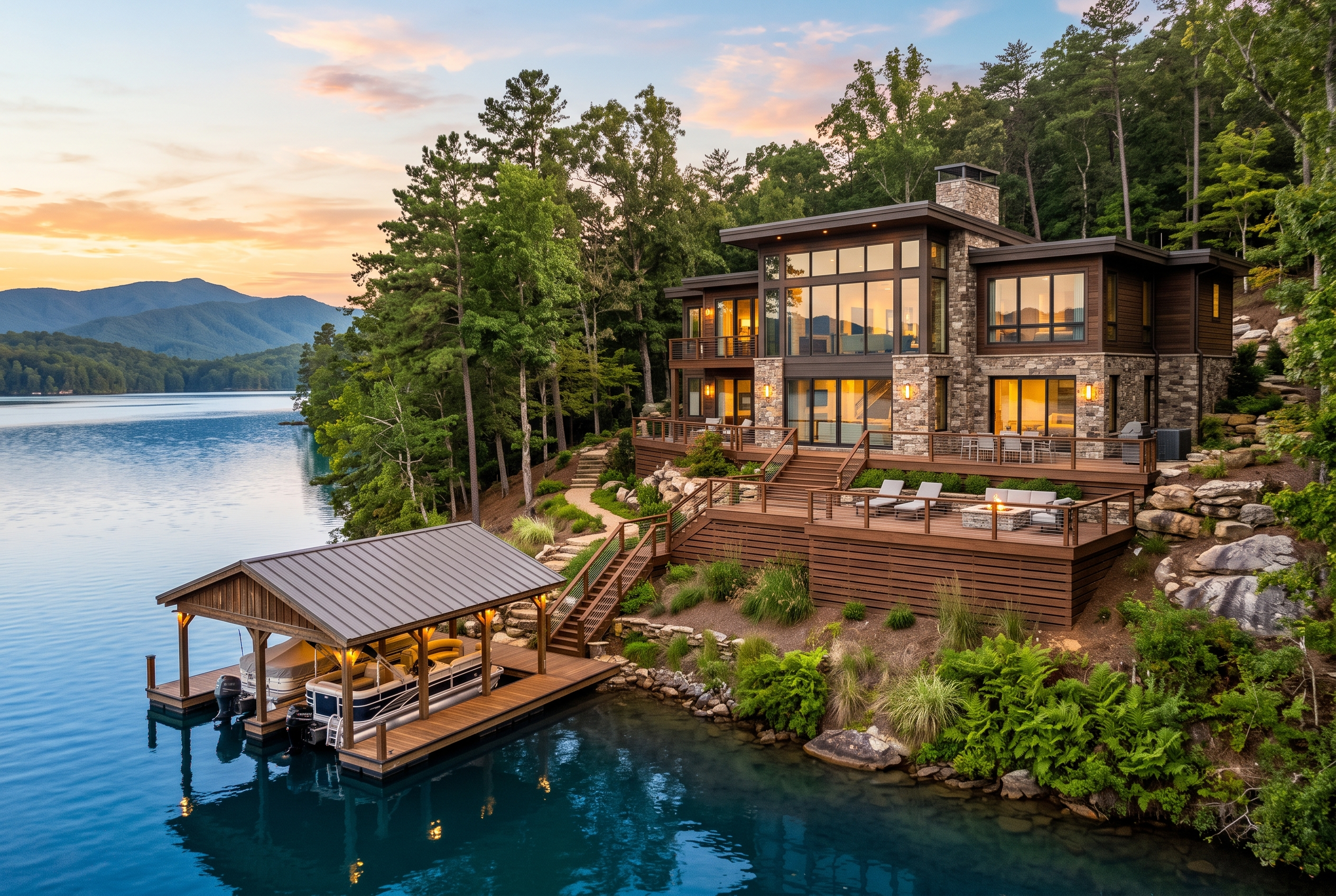 Deep-Water Lake Keowee Estate